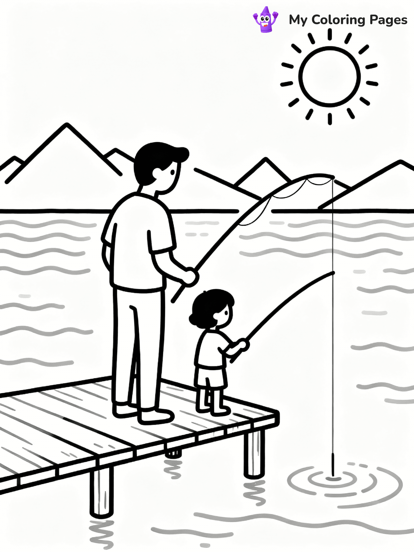 Happy Fathers Day Coloring Pages - 25