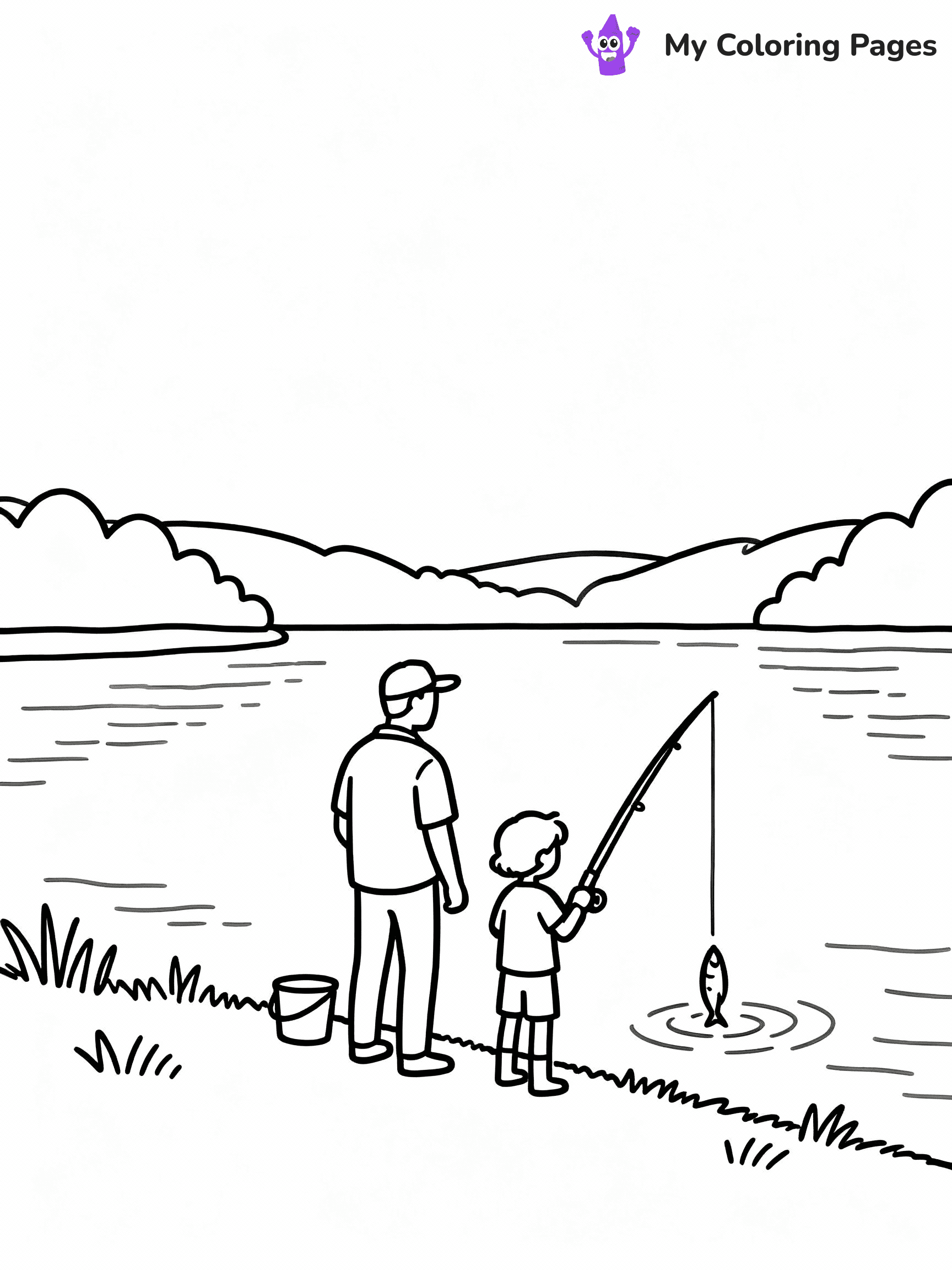 Happy Fathers Day Coloring Pages - 24