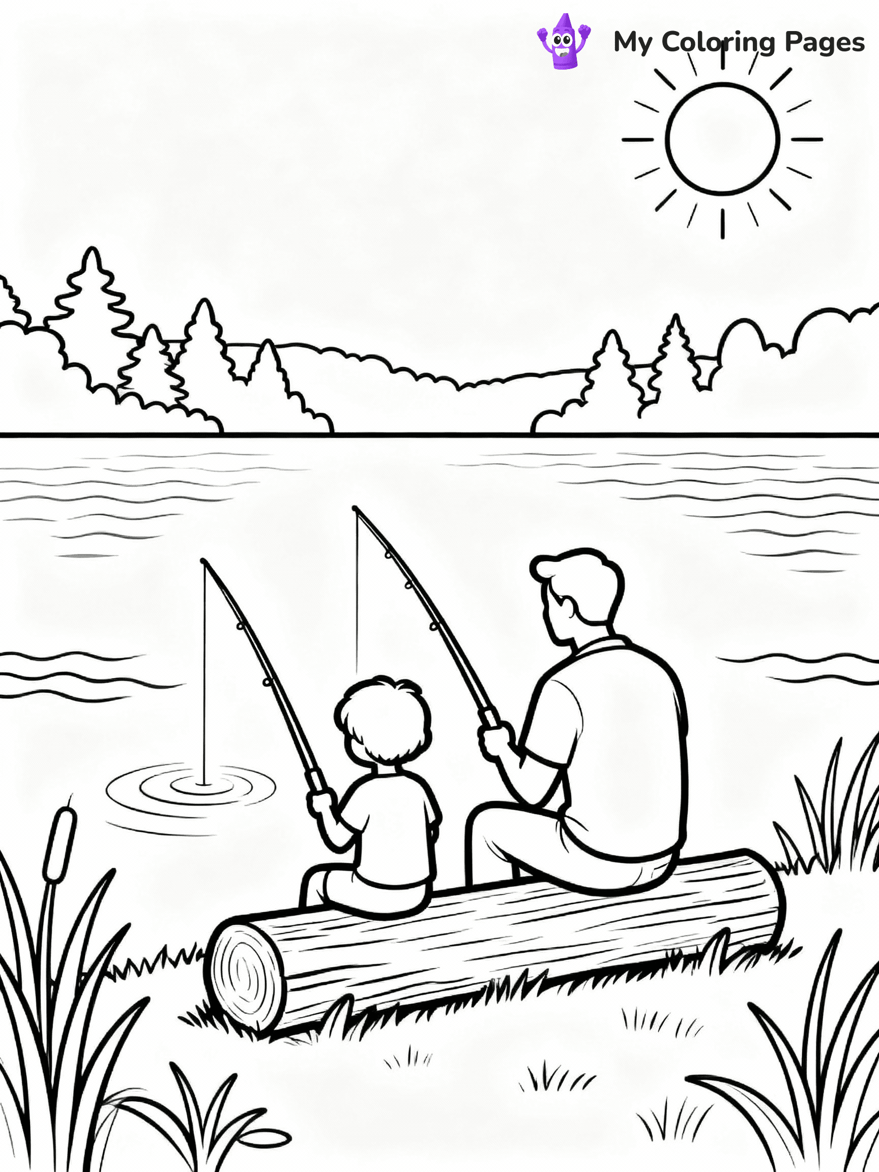 Happy Fathers Day Coloring Pages - 20