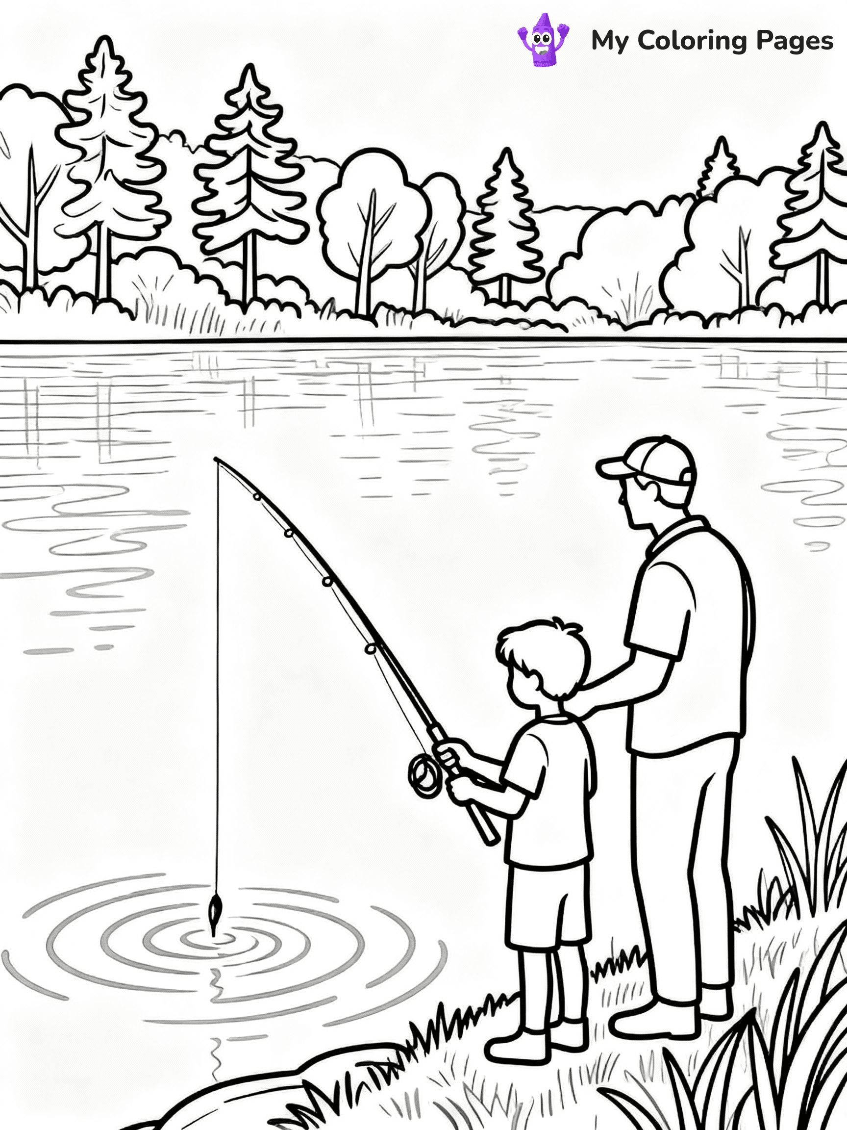 Happy Fathers Day Coloring Pages - 17