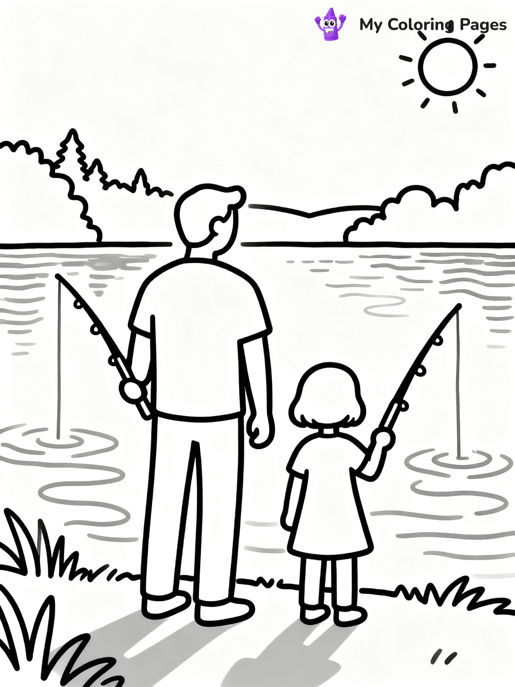 Happy Fathers Day Coloring Pages - 16
