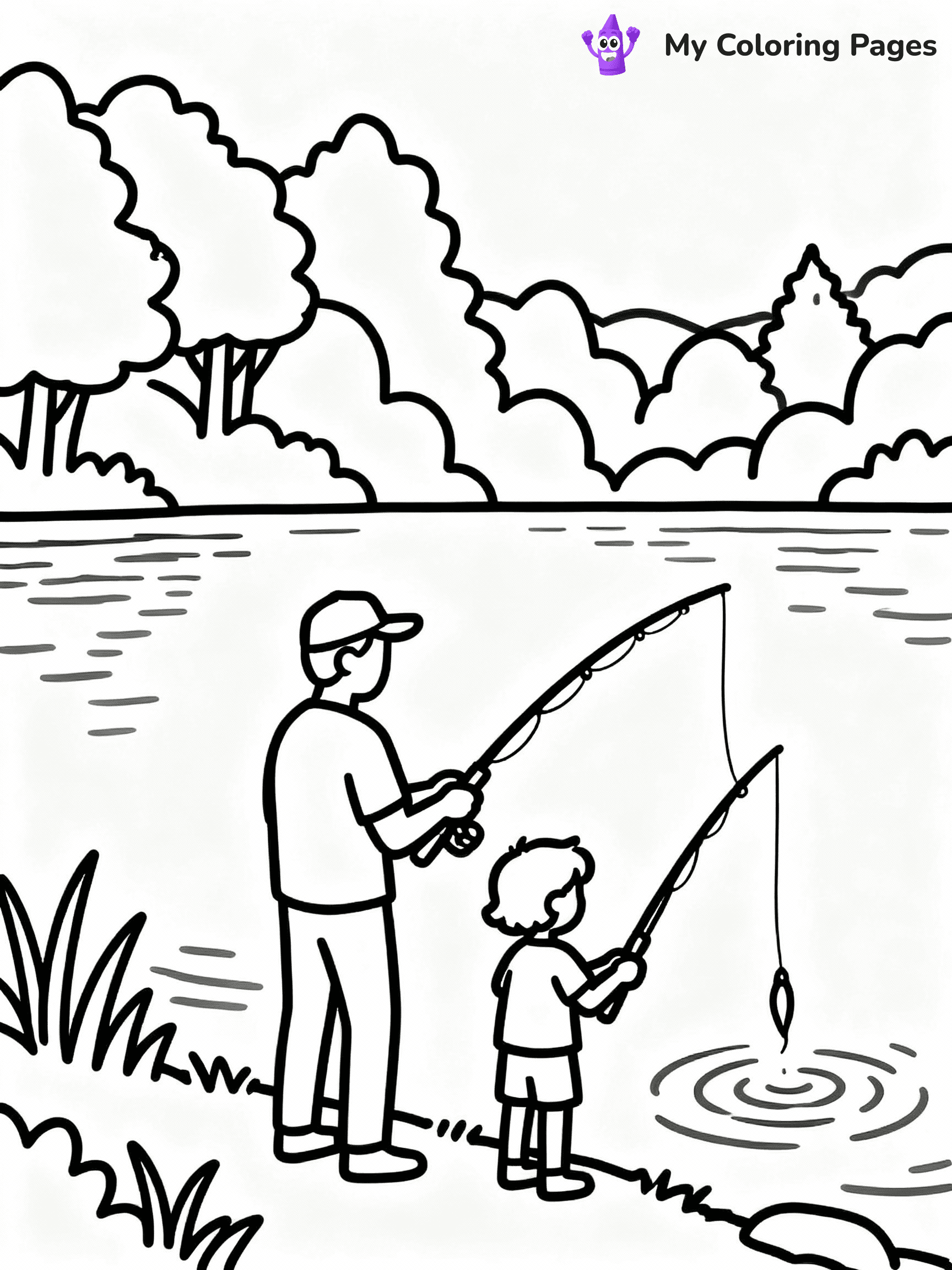 Happy Fathers Day Coloring Pages - 15