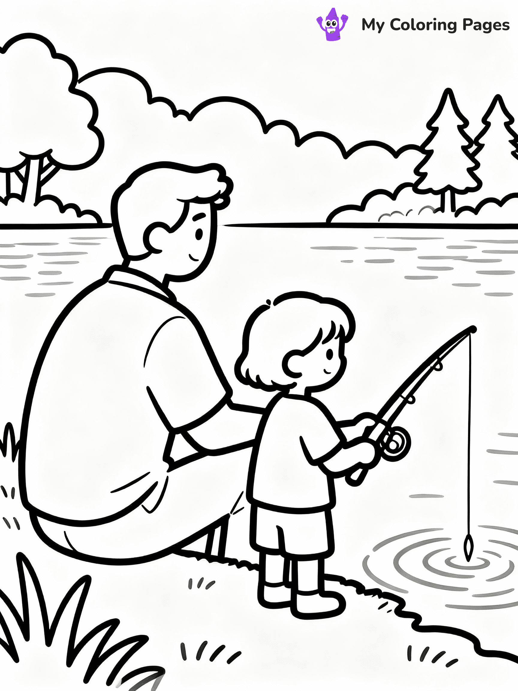 Happy Fathers Day Coloring Pages - 14