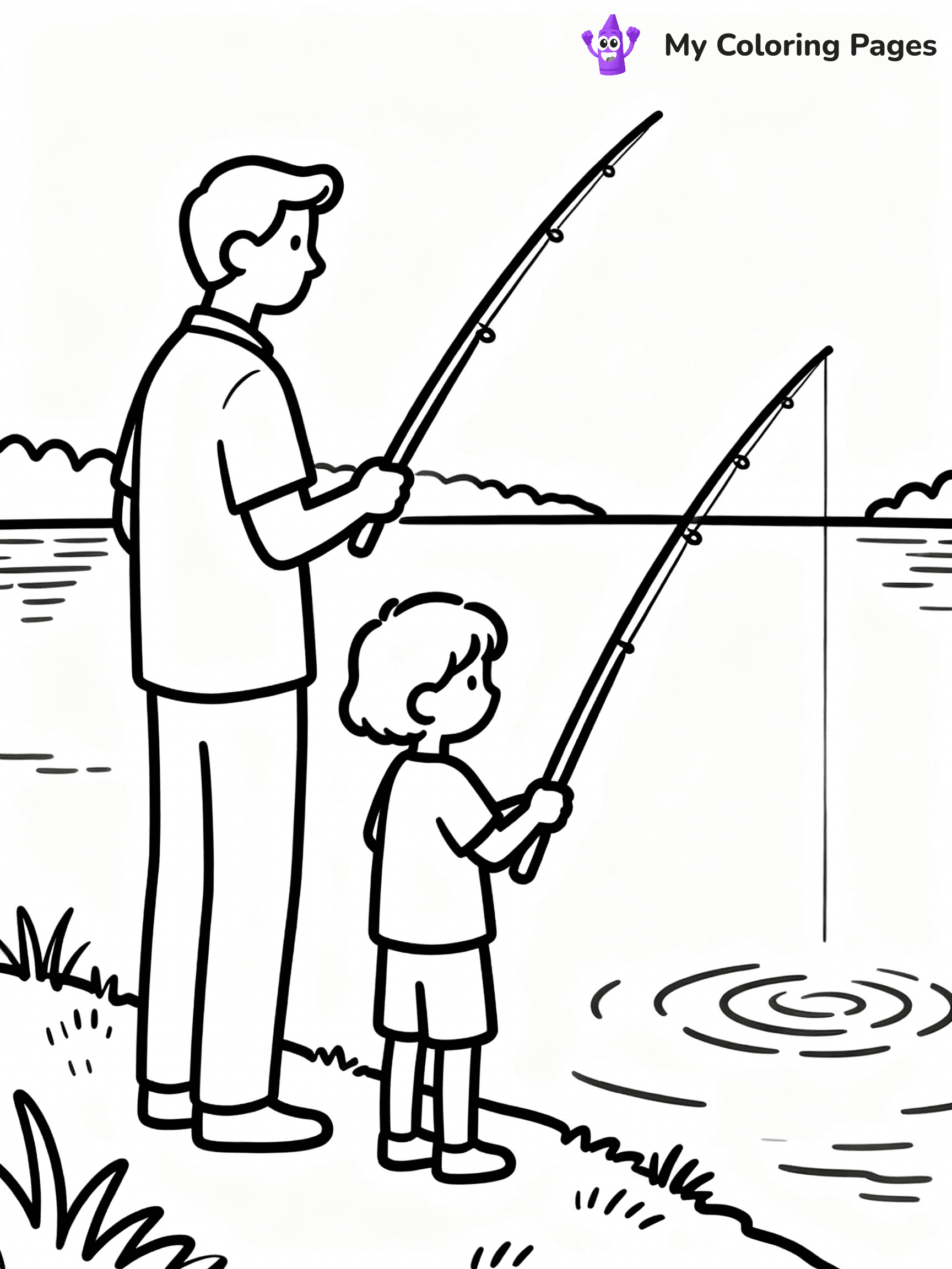 Happy Fathers Day Coloring Pages - 13