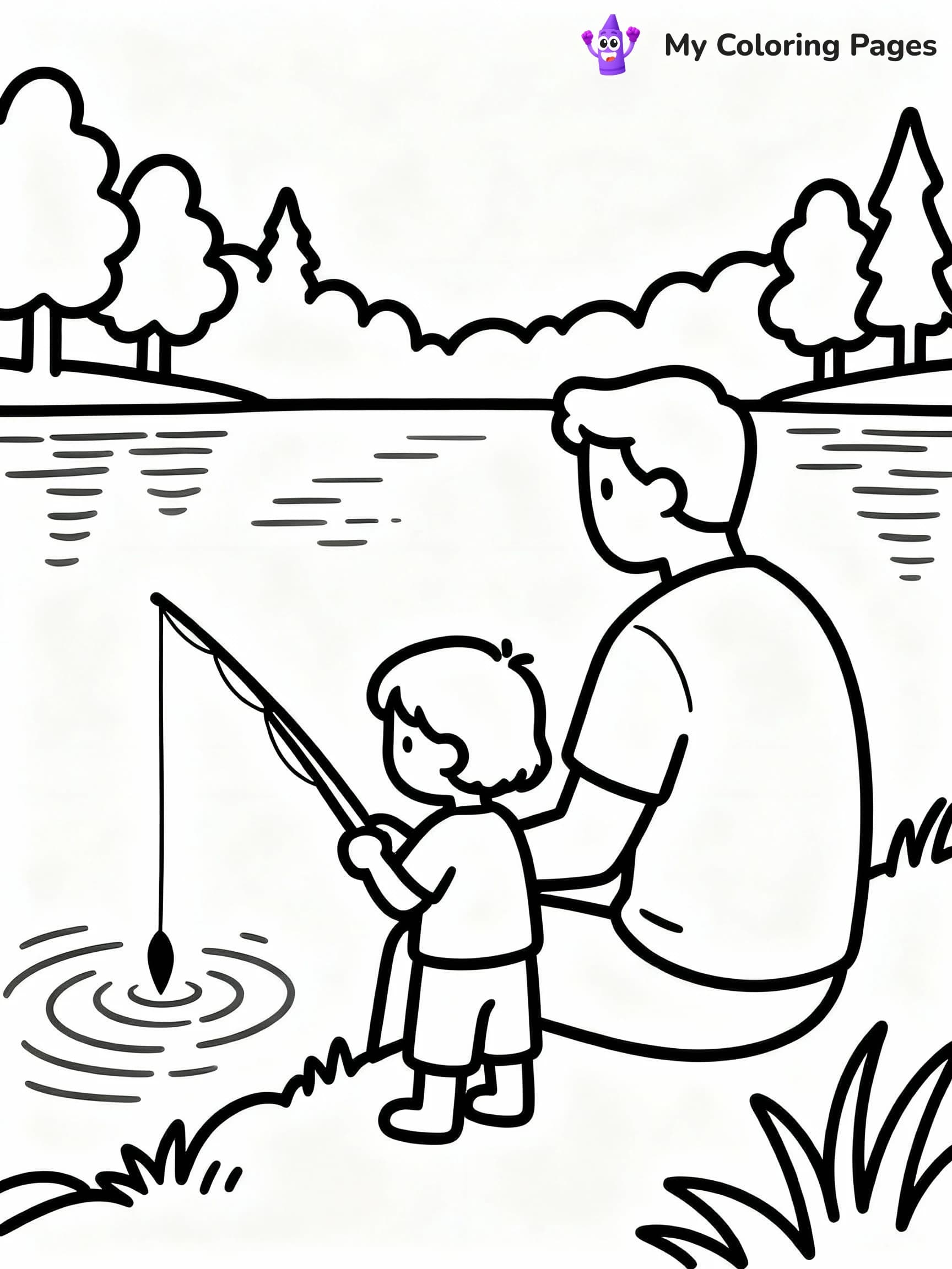 Happy Fathers Day Coloring Pages - 12