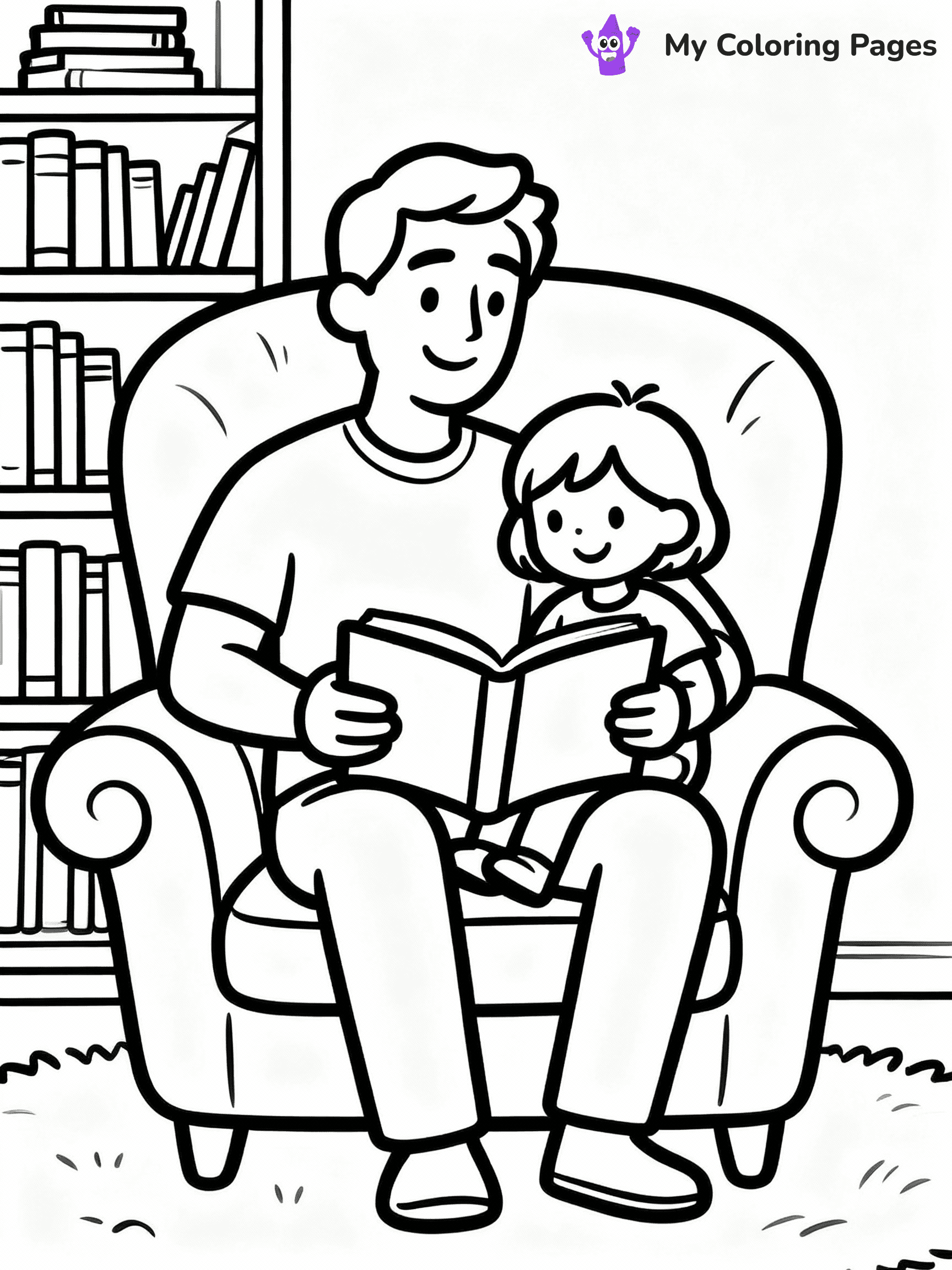 Happy Fathers Day Coloring Pages - 11