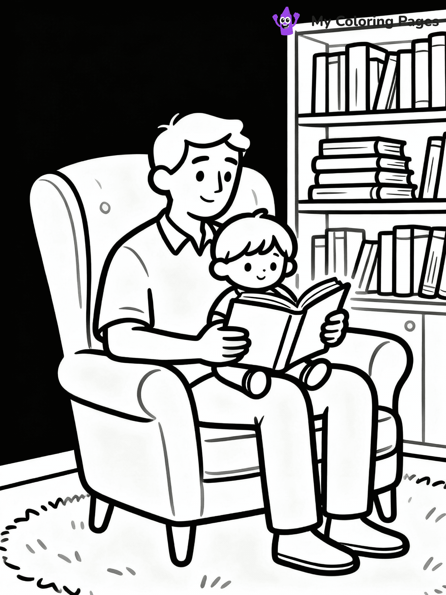 Happy Fathers Day Coloring Pages - 10