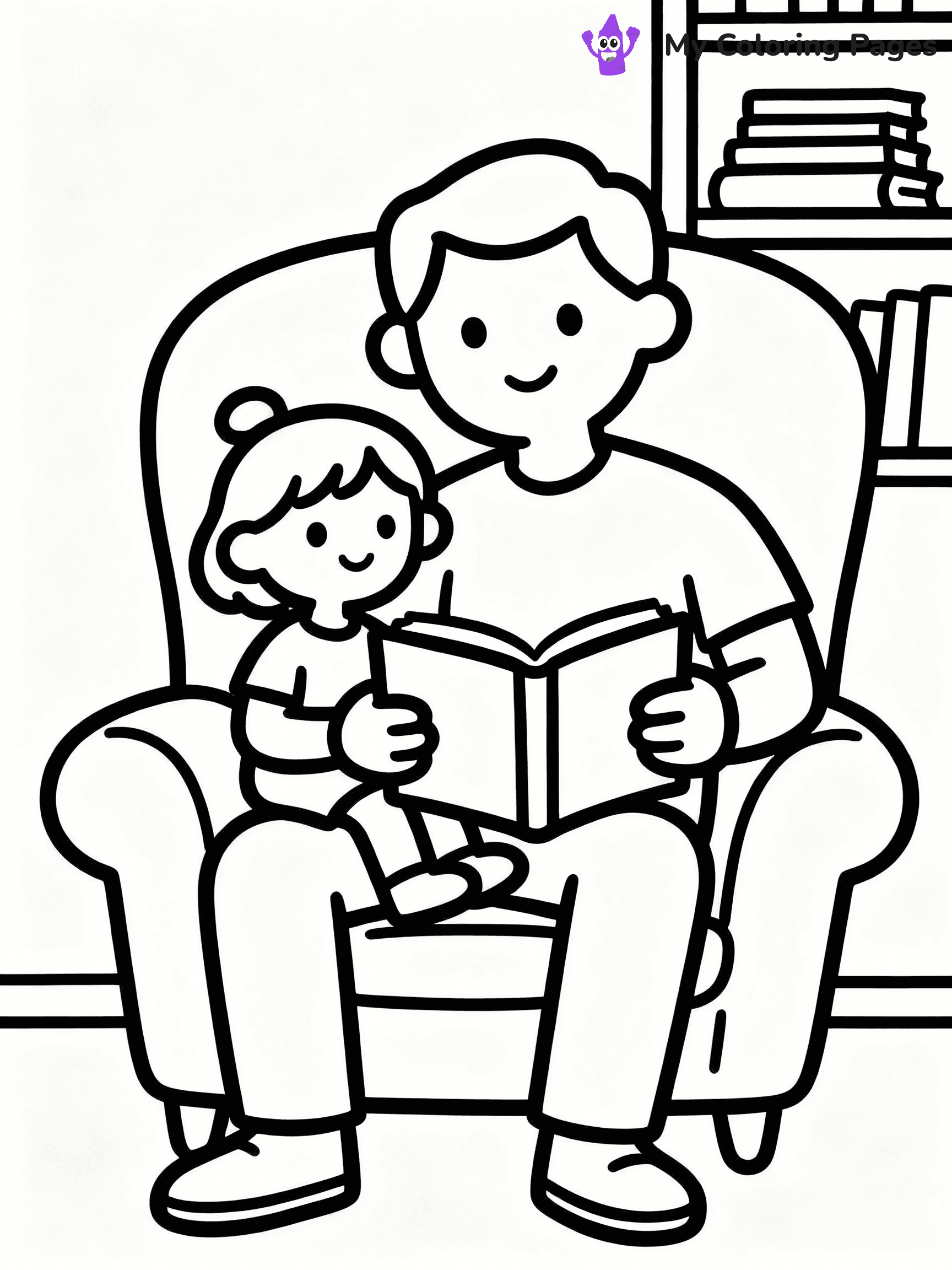 Happy Fathers Day Coloring Pages - 9