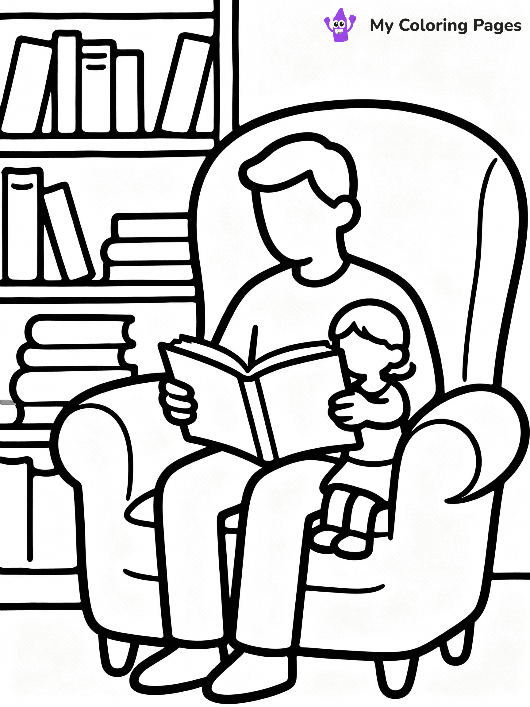 Happy Fathers Day Coloring Pages - 3