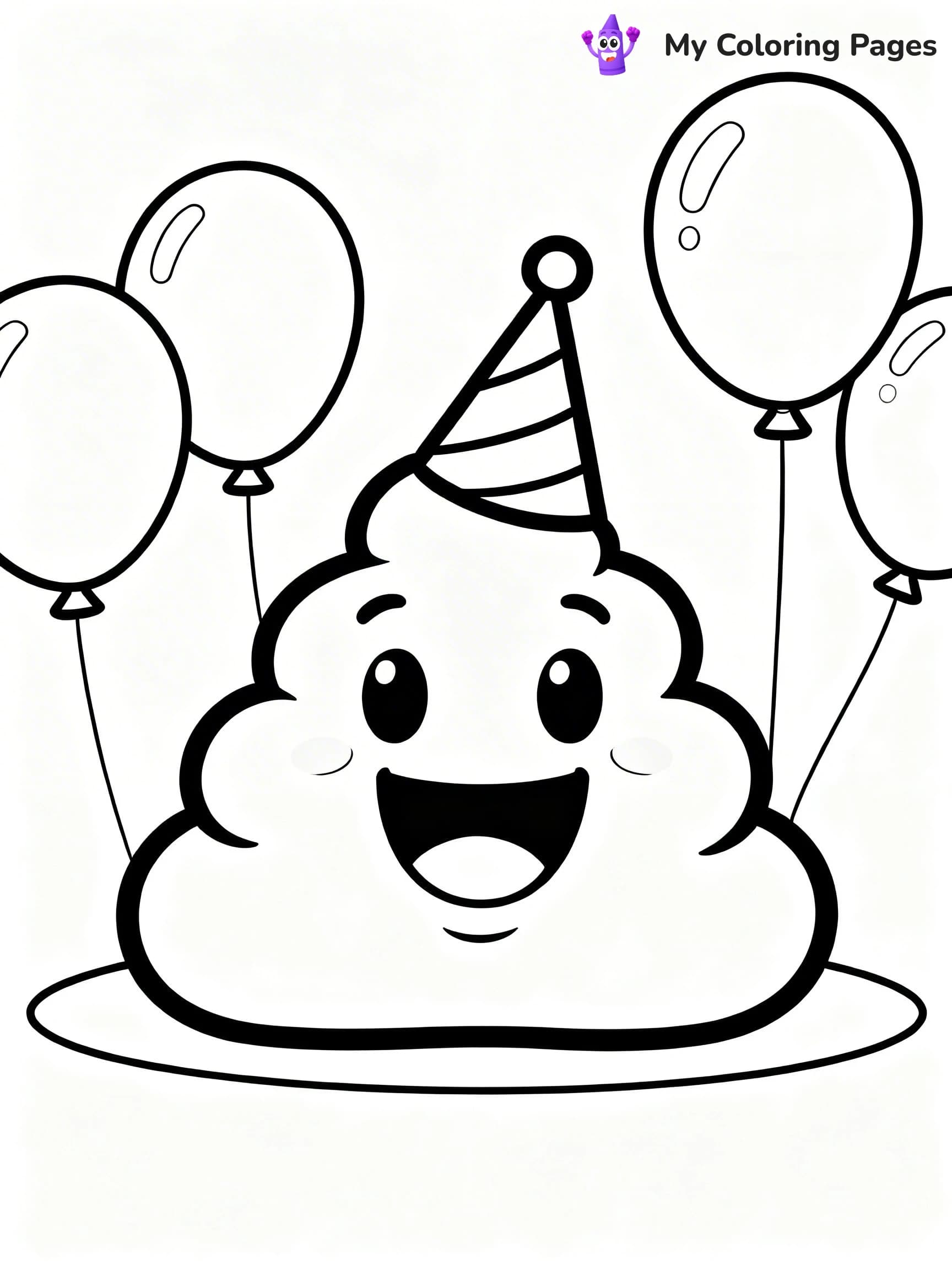 Poop Coloring Pages - 19
