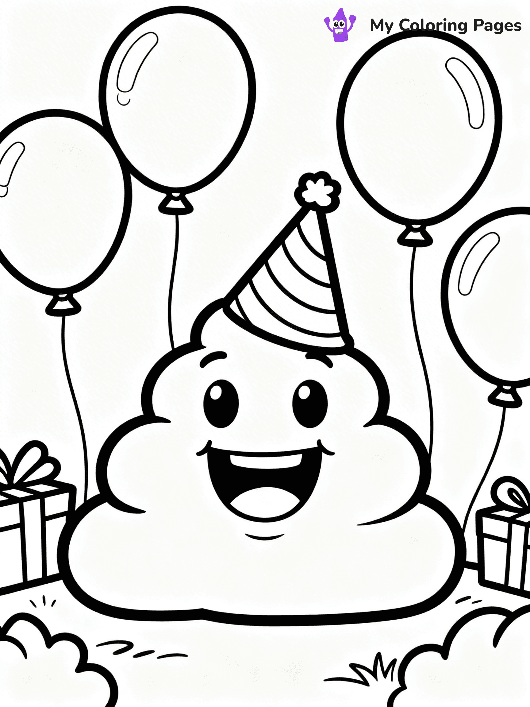 Poop Coloring Pages - 16