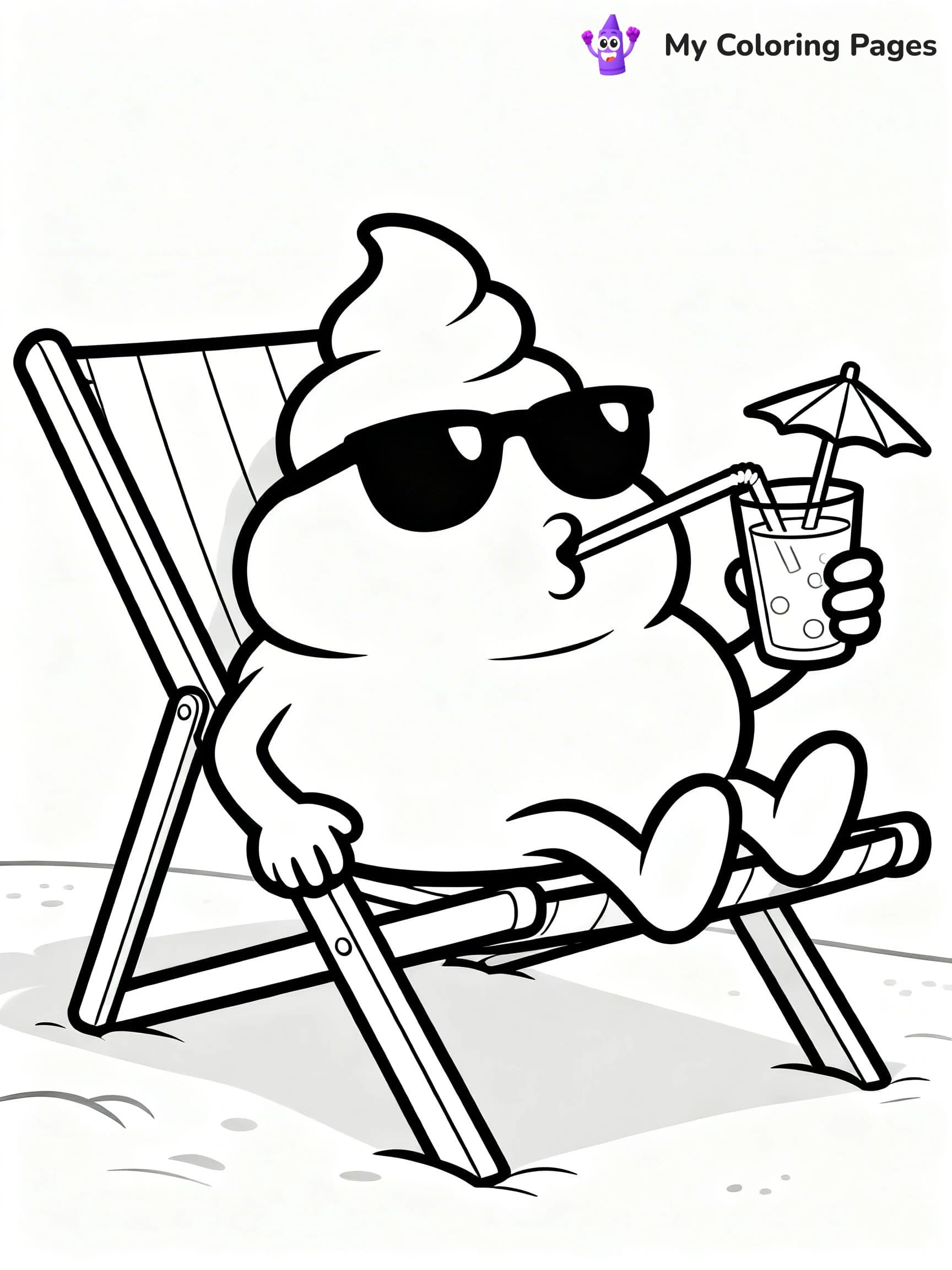 Poop Coloring Pages - 14