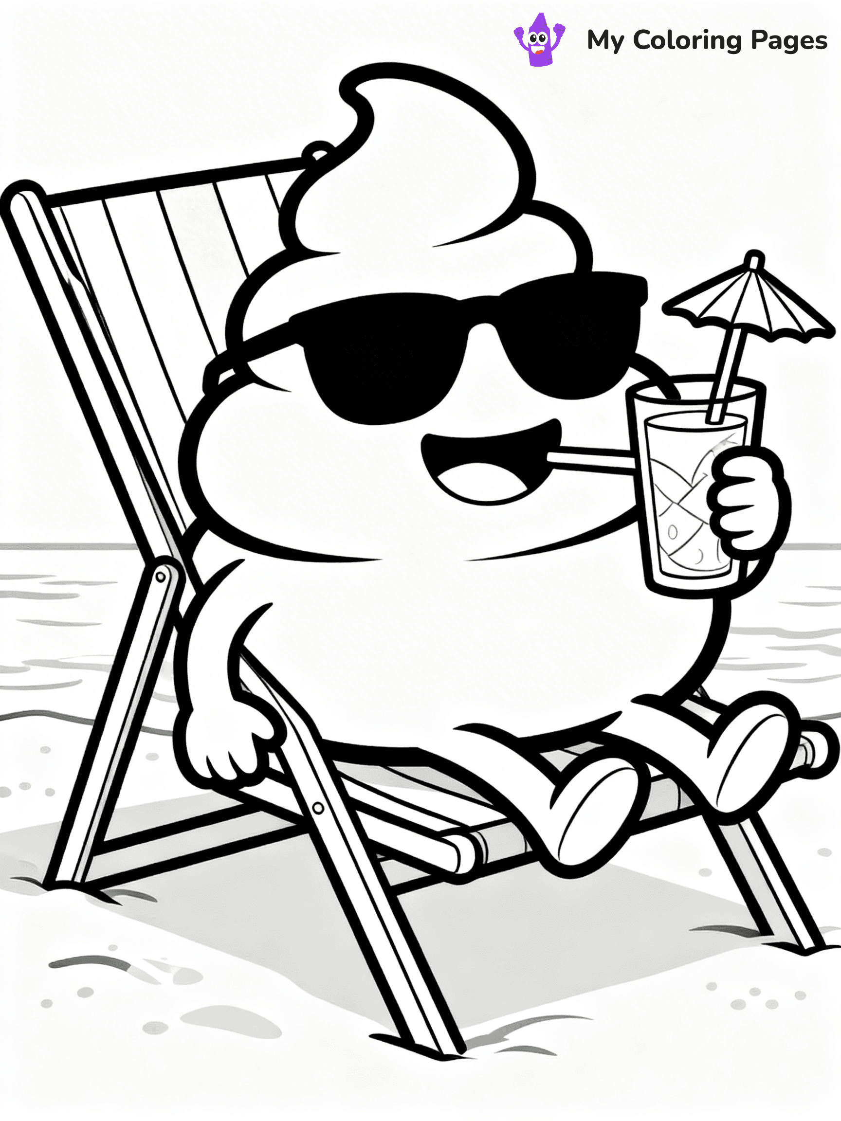 Poop Coloring Pages - 13