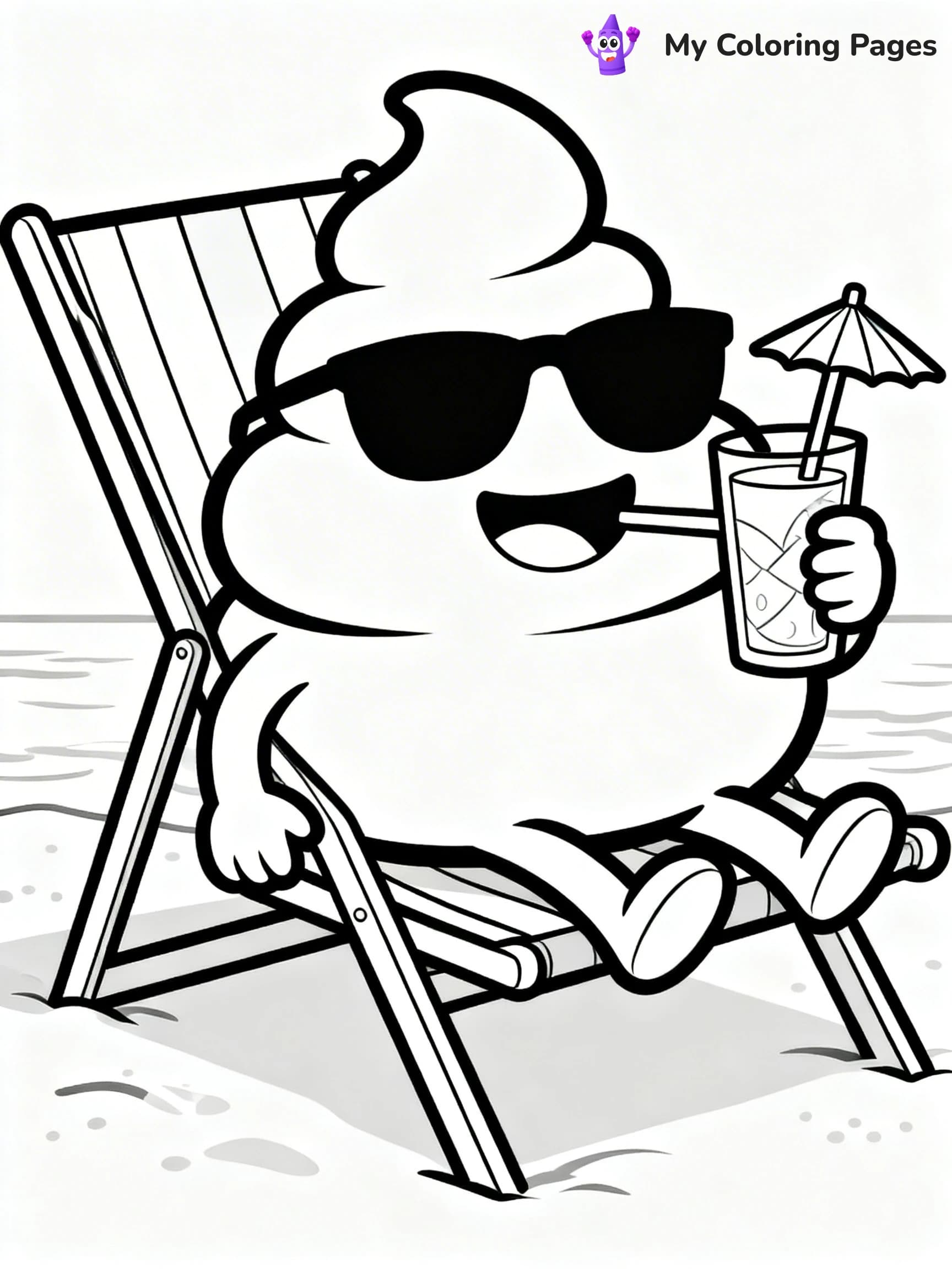 Poop Coloring Pages - 13