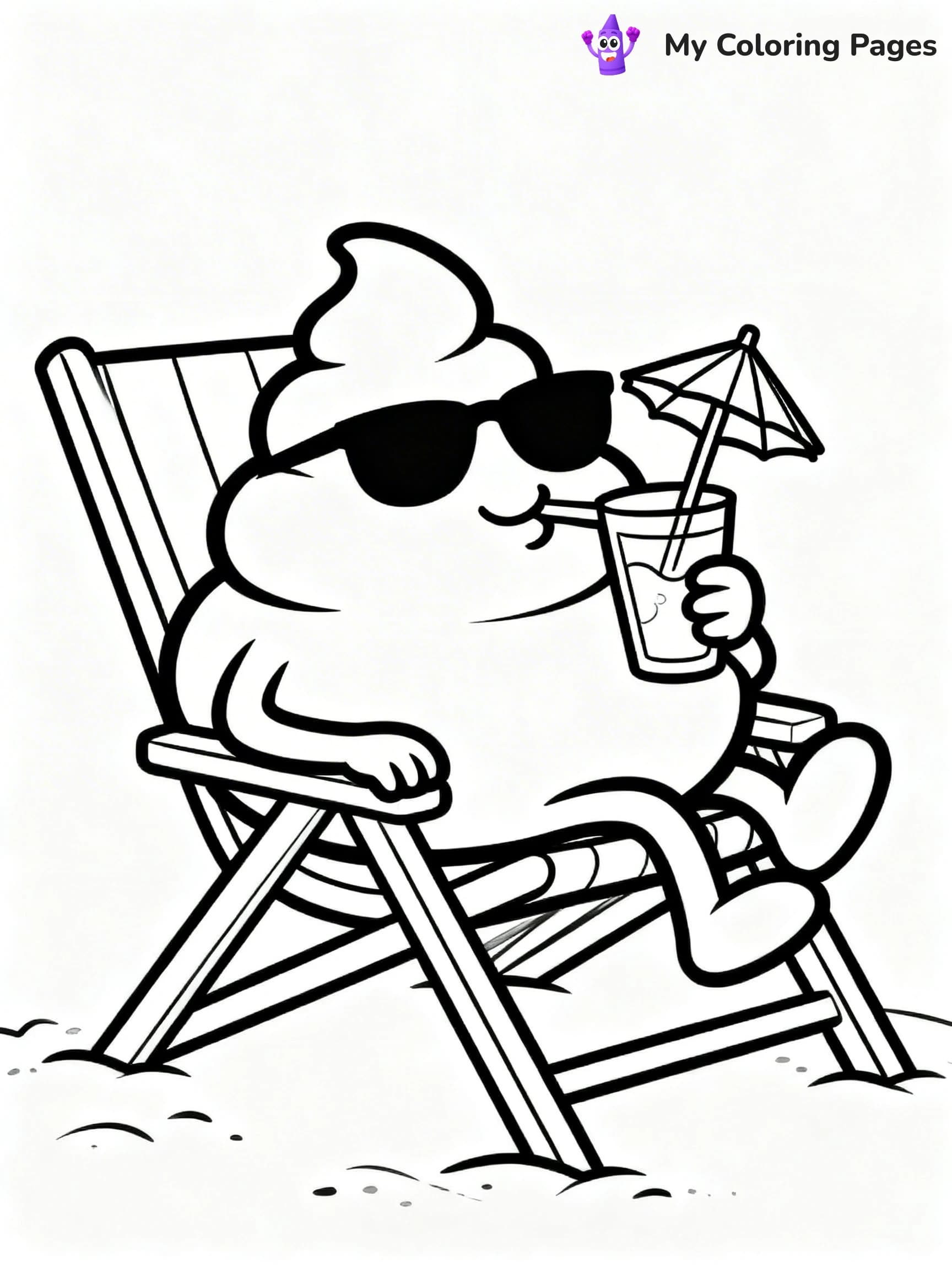 Poop Coloring Pages - 12