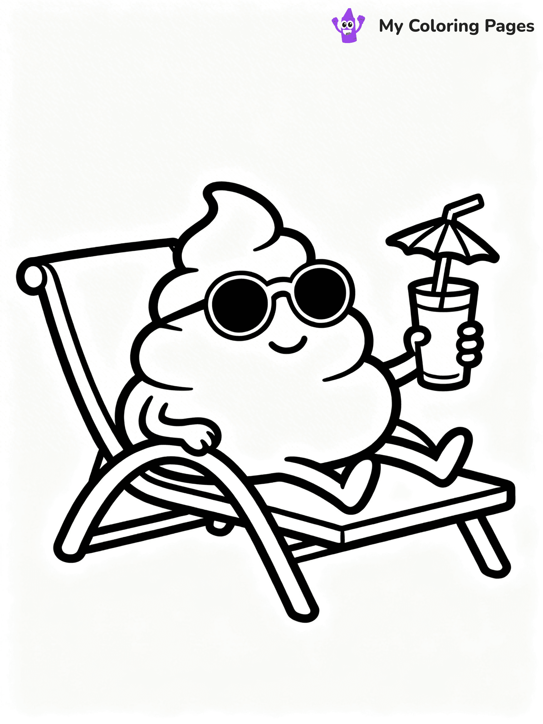 Poop Coloring Pages - 10