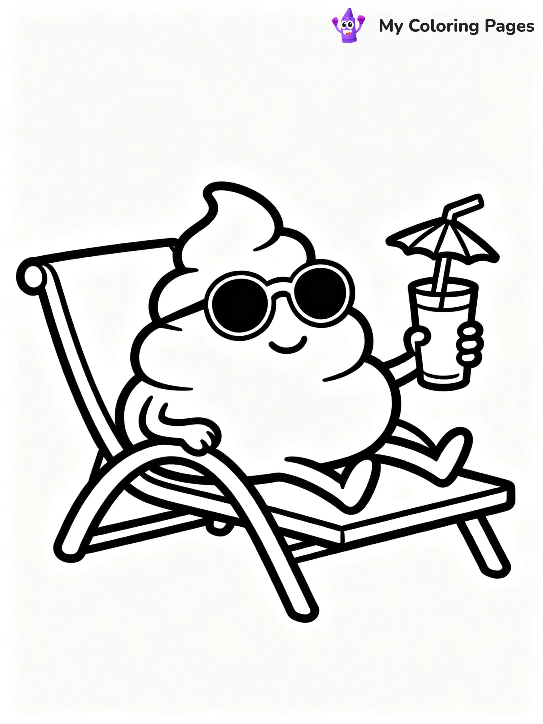 Poop Coloring Pages - 10