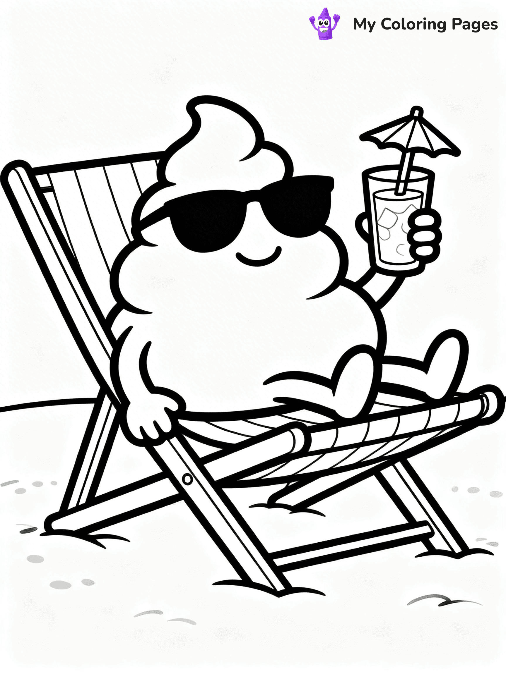 Poop Coloring Pages - 9