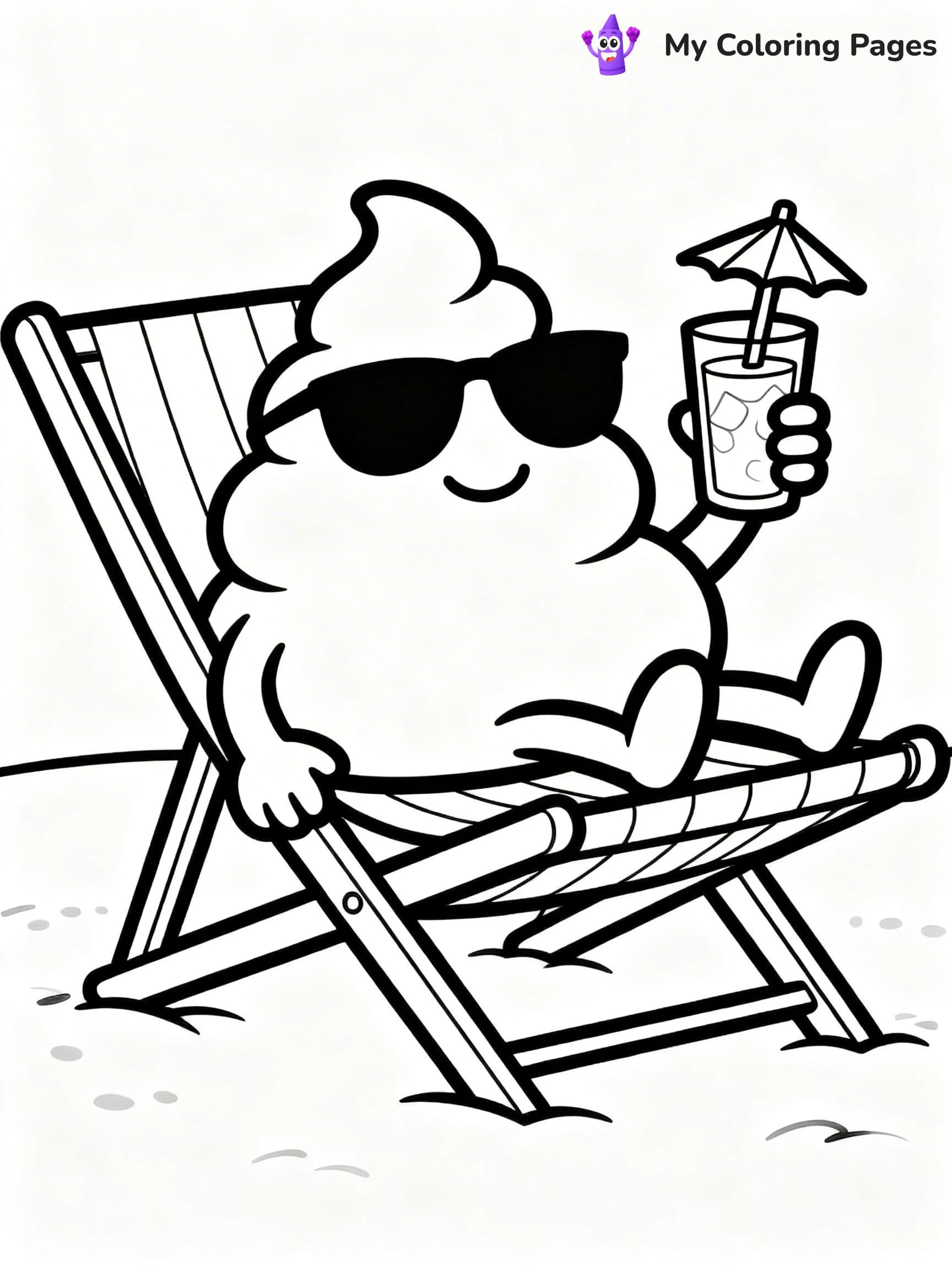 Poop Coloring Pages - 9