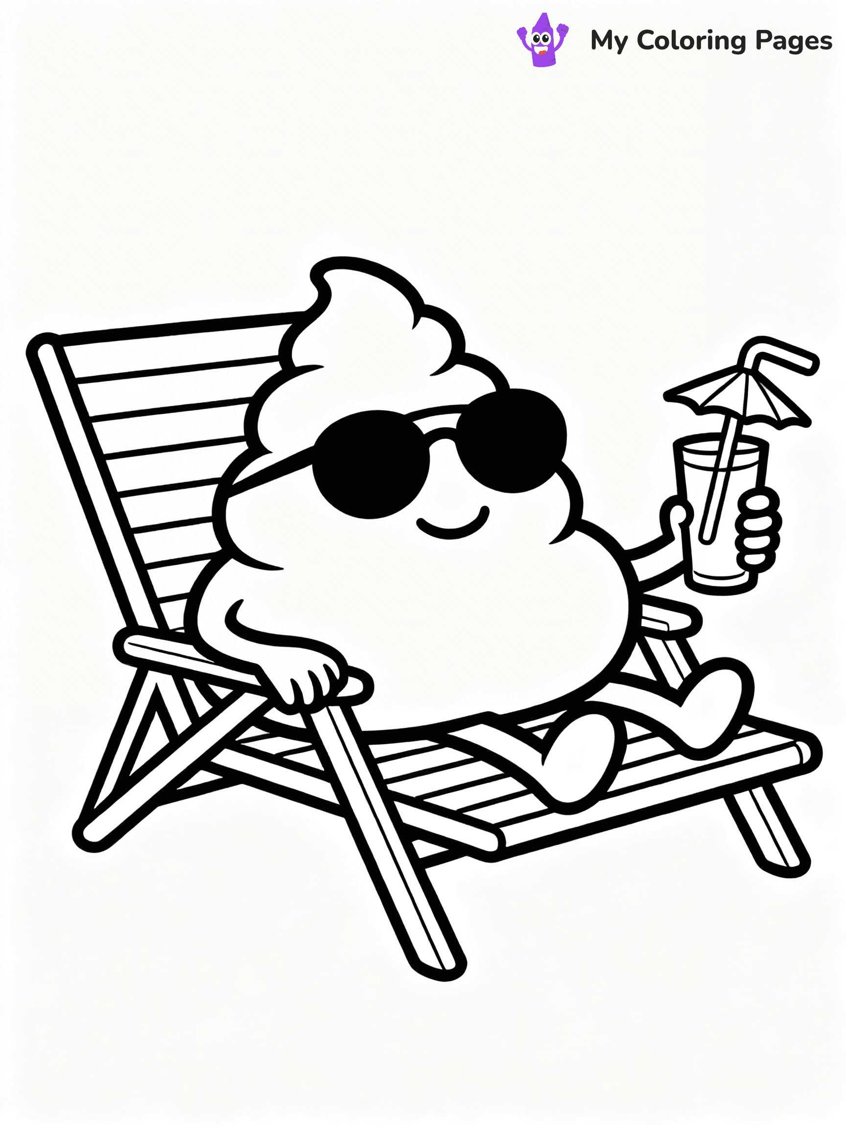 Poop Coloring Pages - 8