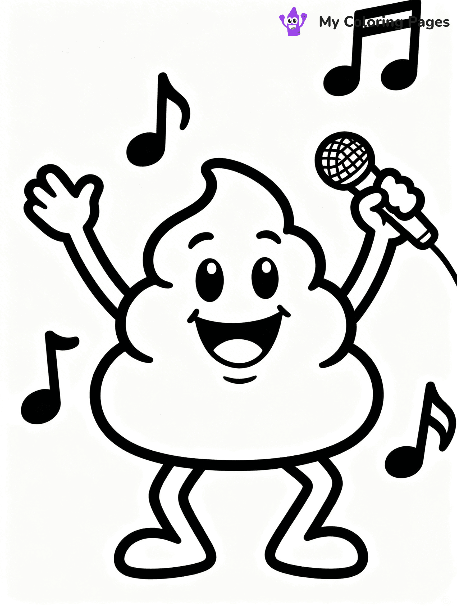 Poop Coloring Pages - 7