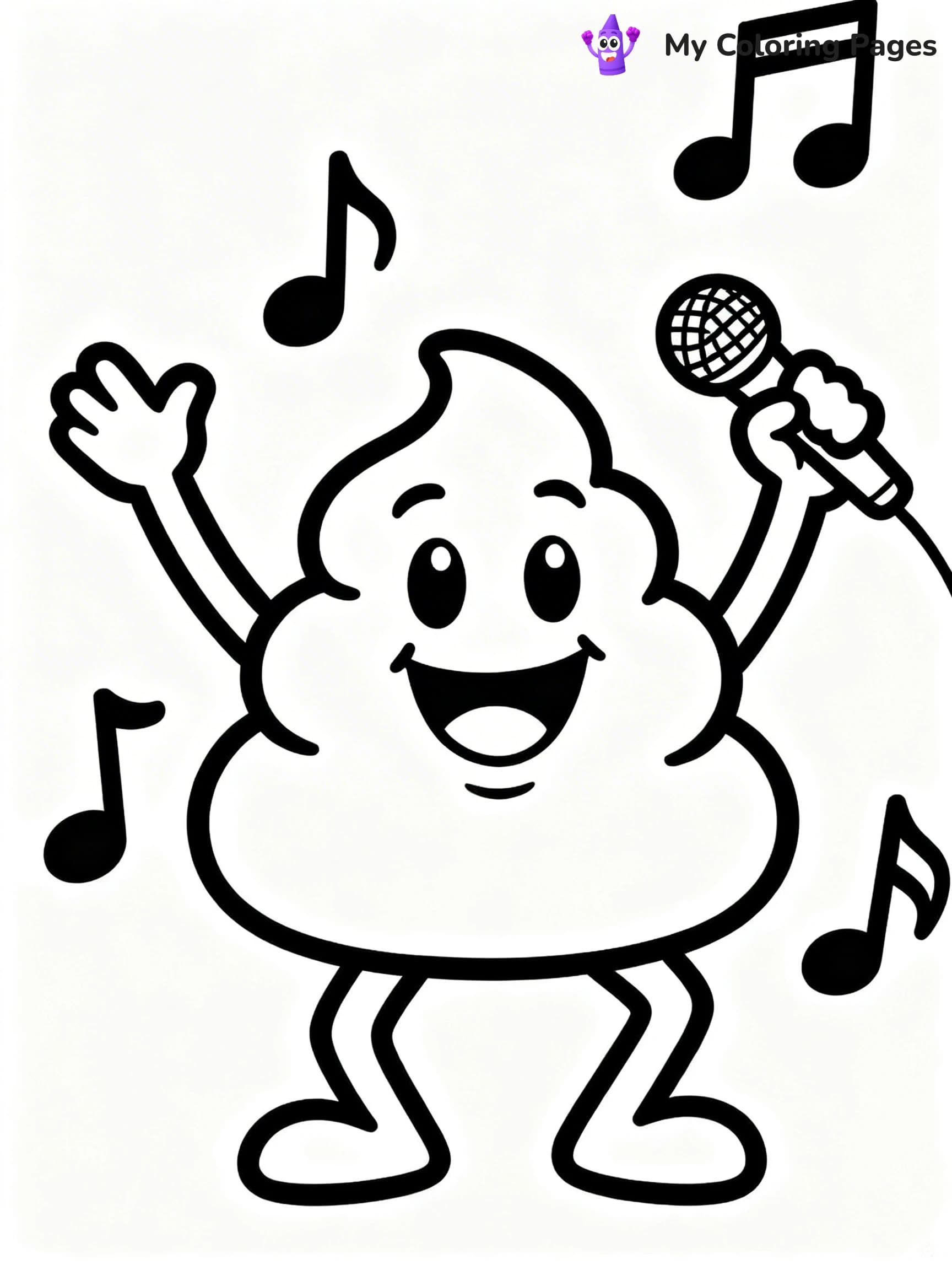Poop Coloring Pages - 7