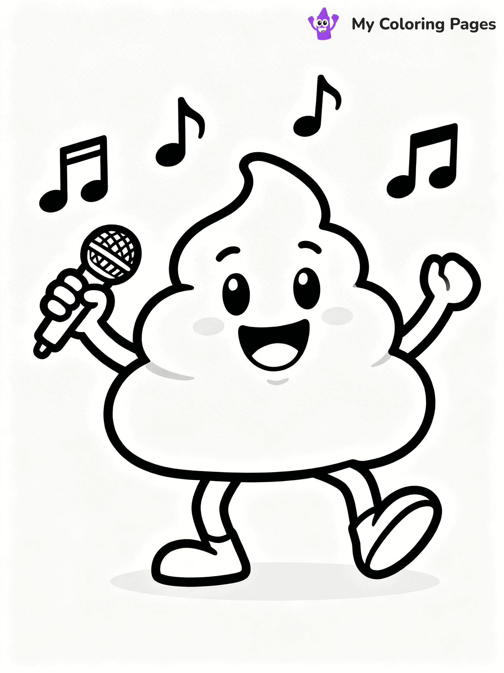 Poop Coloring Pages - 6