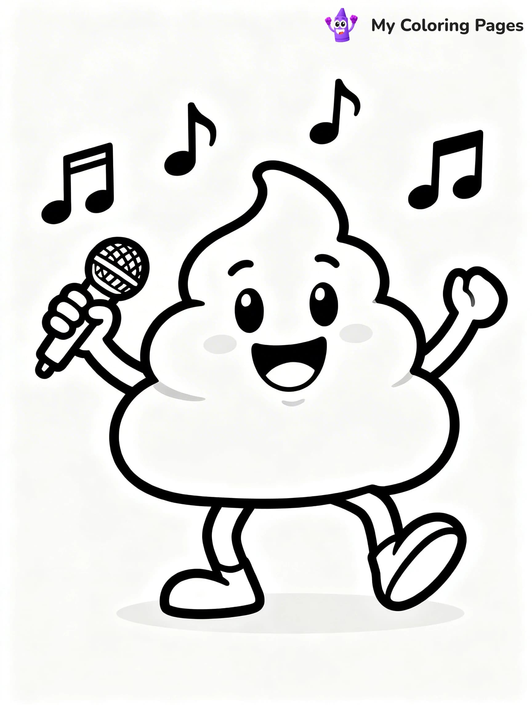 Poop Coloring Pages - 6