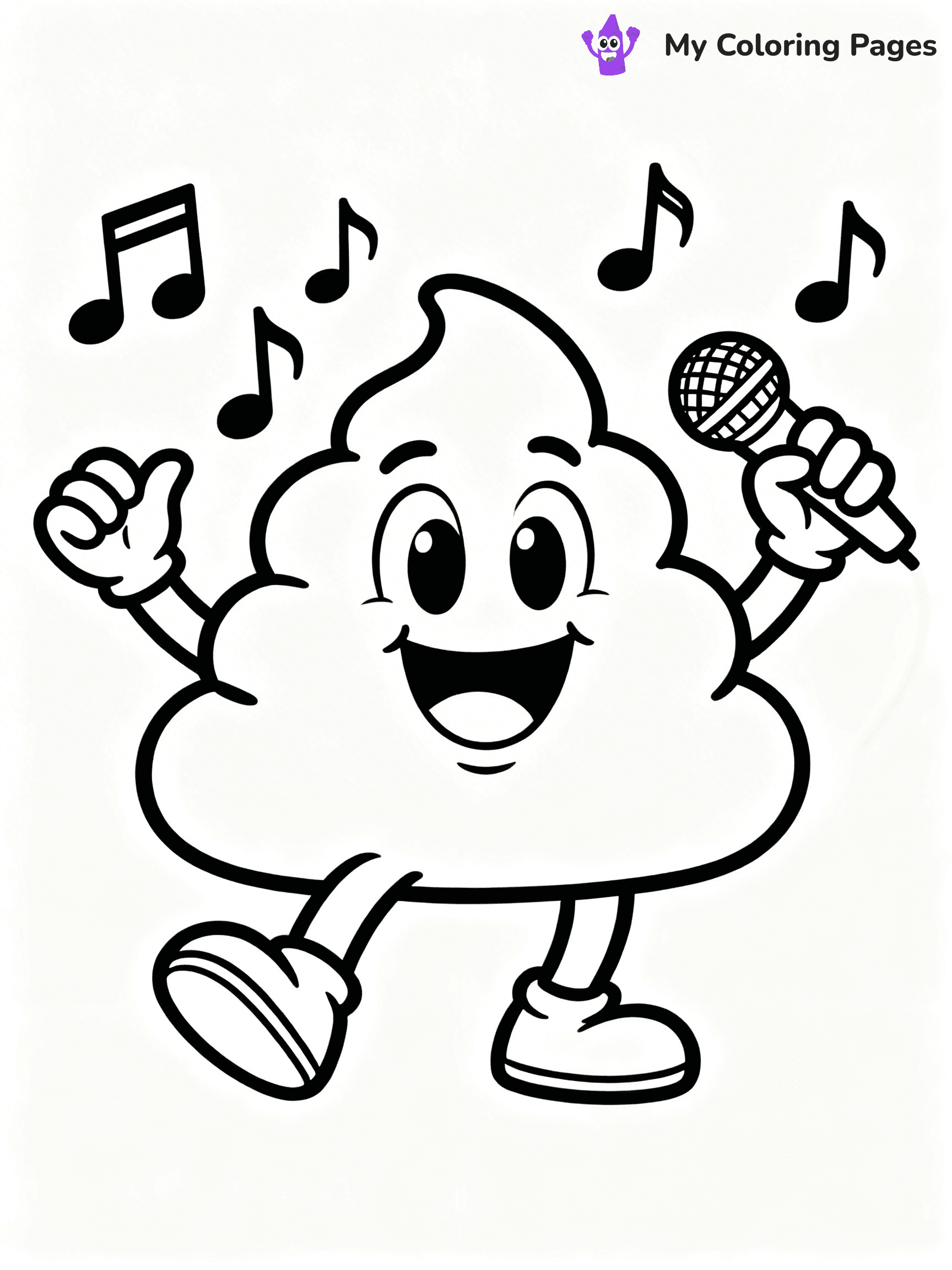 Poop Coloring Pages - 5