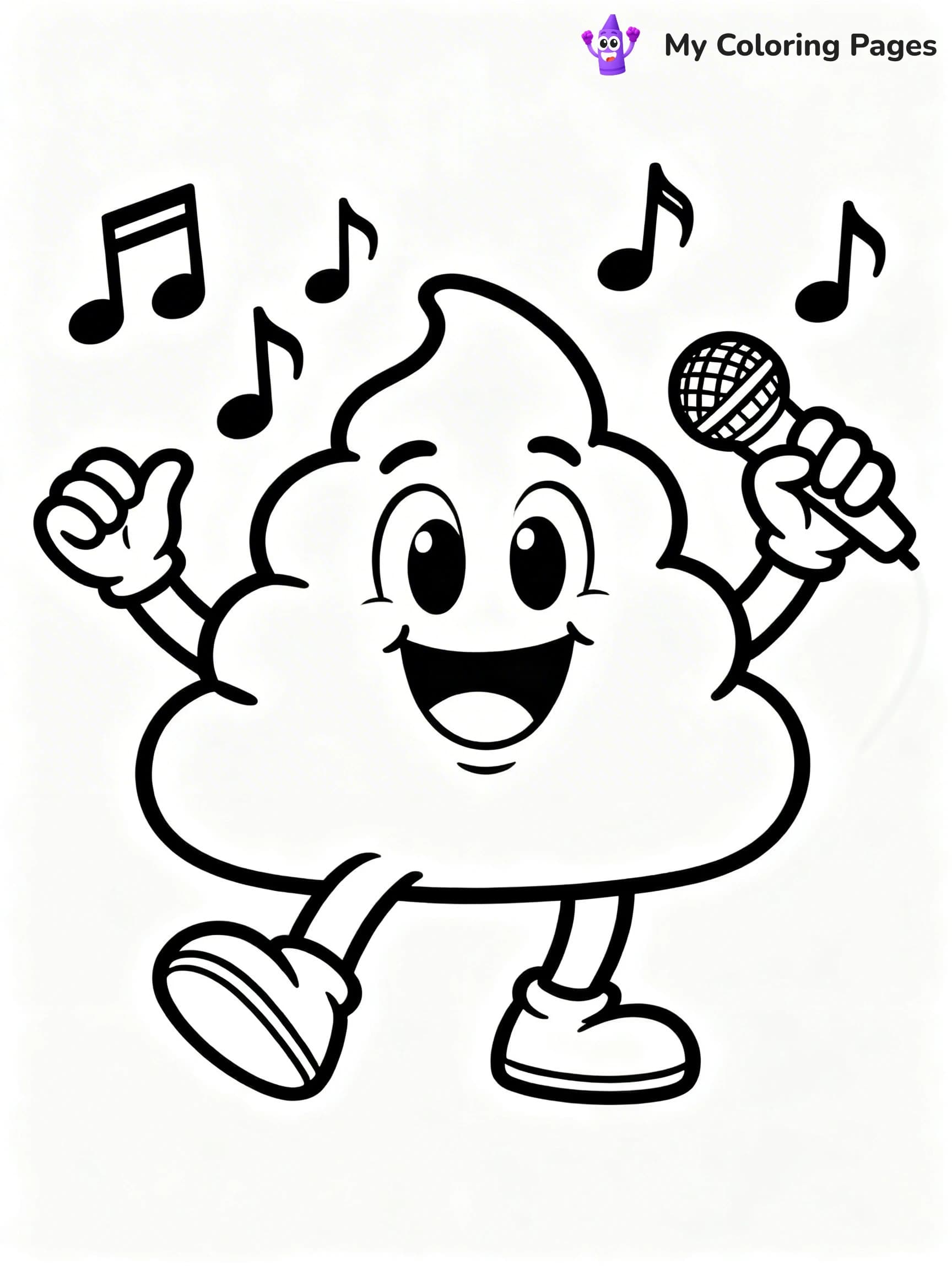 Poop Coloring Pages - 5