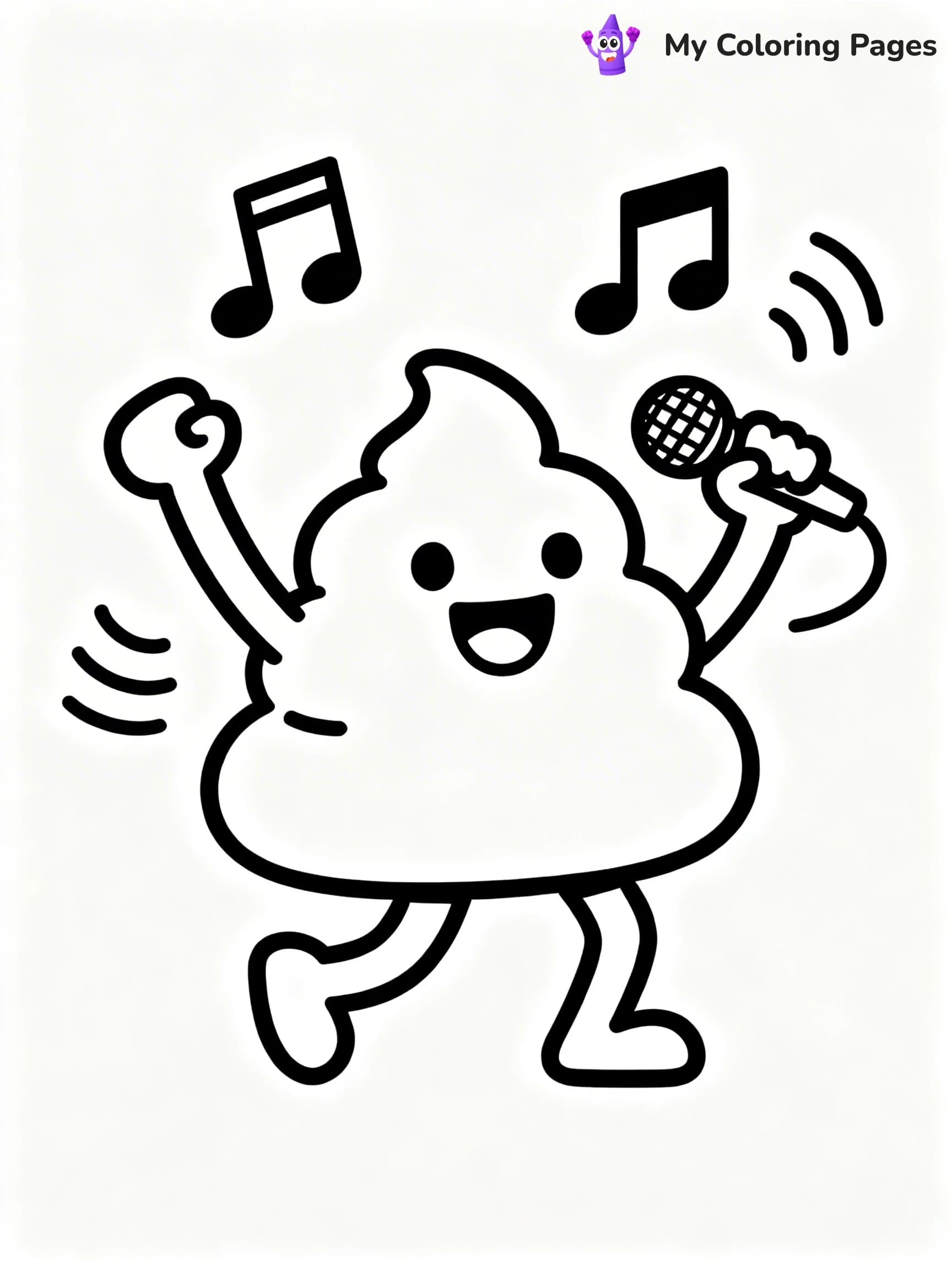 Poop Coloring Pages - 3