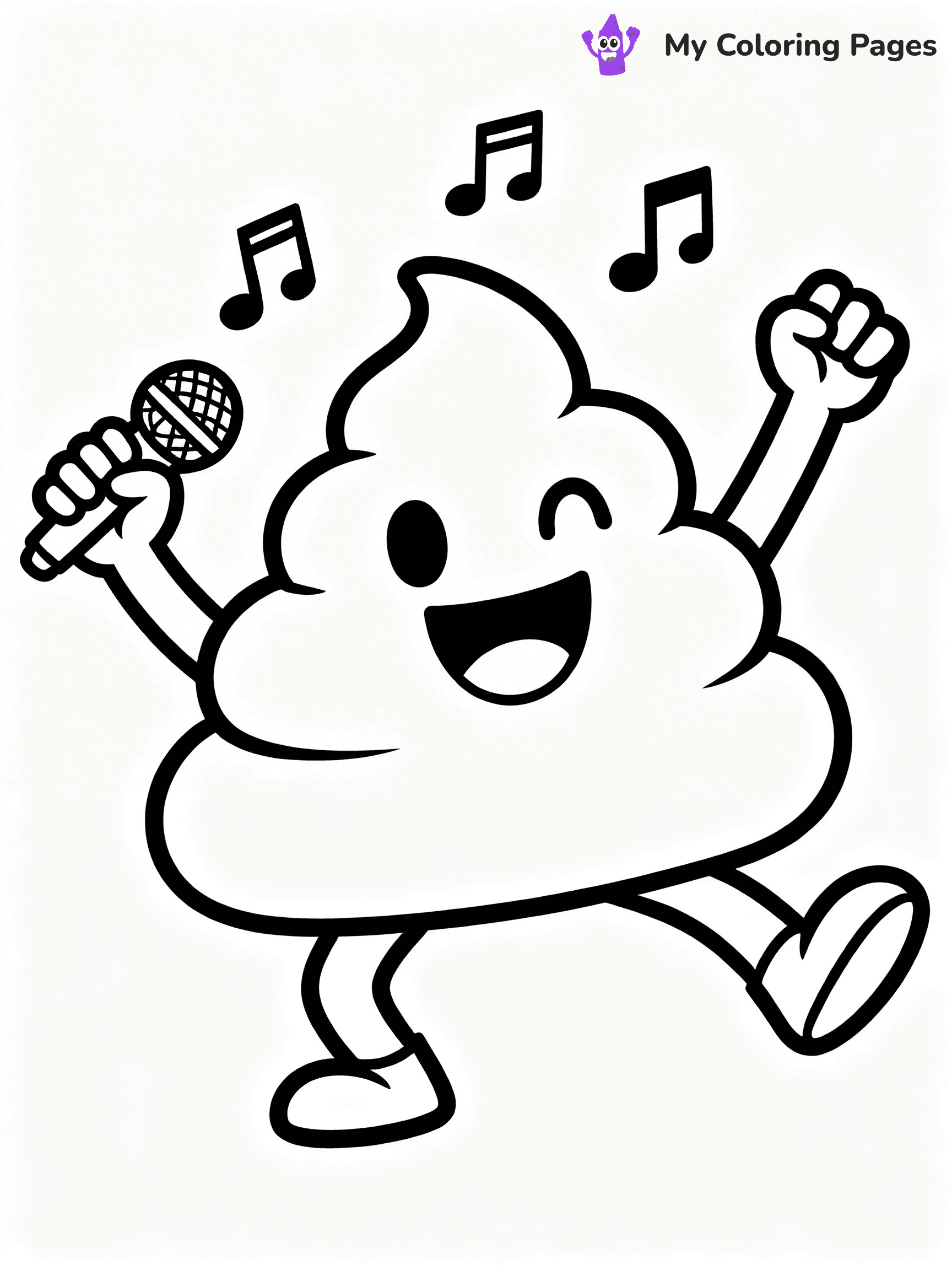 Poop Coloring Pages - 2