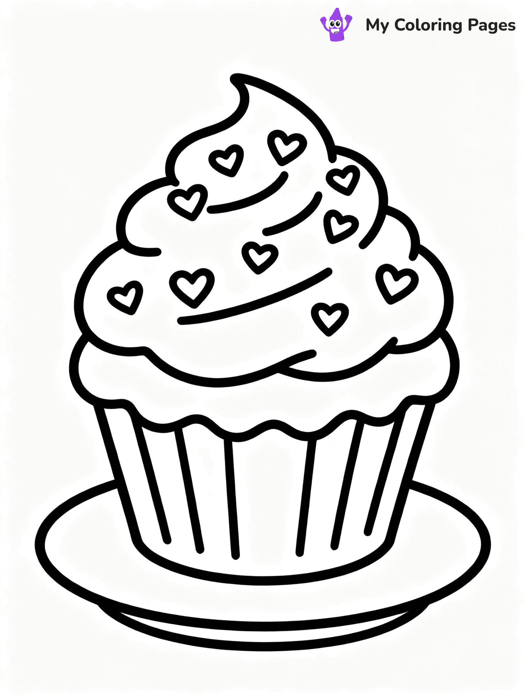 Cute Valentine Coloring Pages - 46