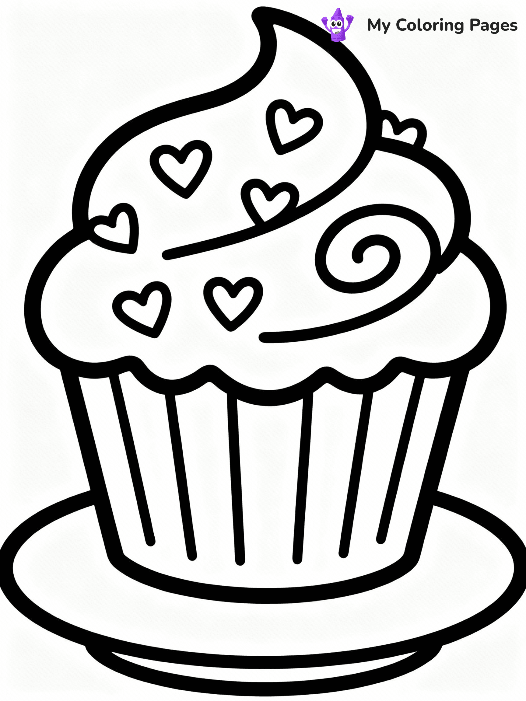 Cute Valentine Coloring Pages - 42