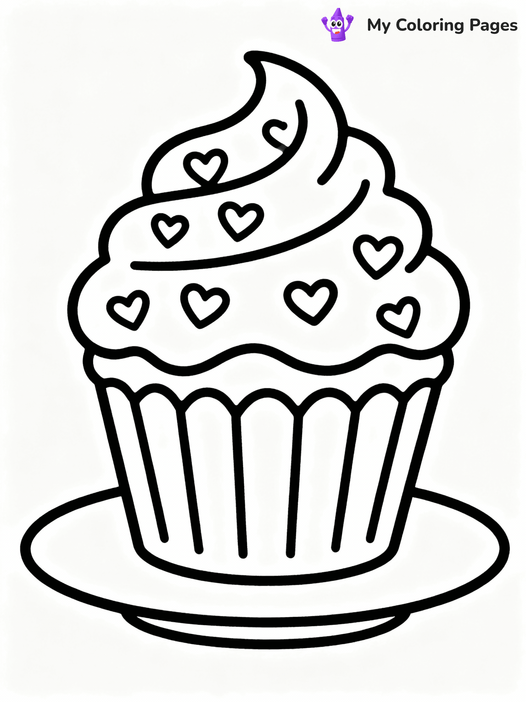 Cute Valentine Coloring Pages - 40