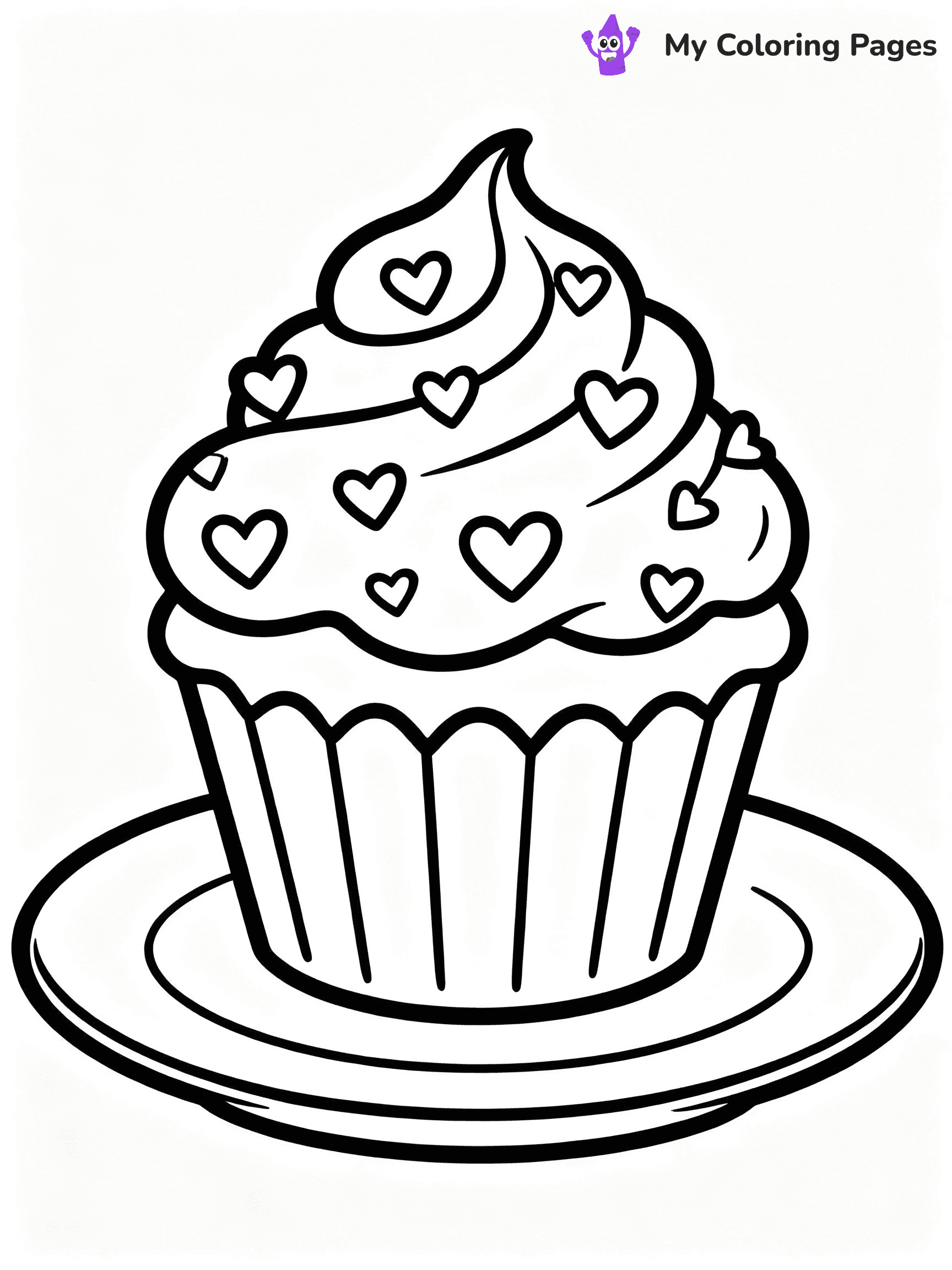 Cute Valentine Coloring Pages - 39