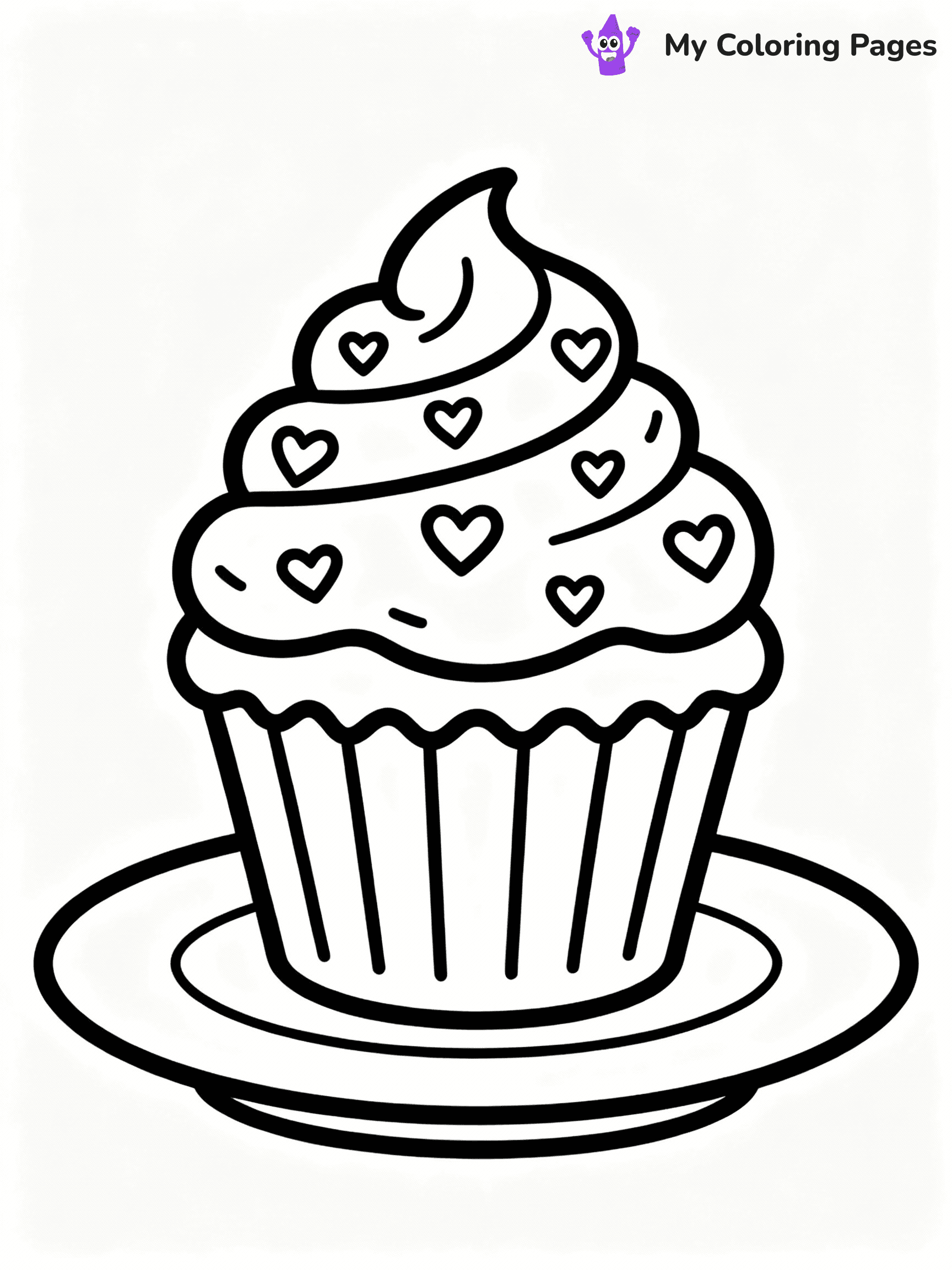 Cute Valentine Coloring Pages - 27