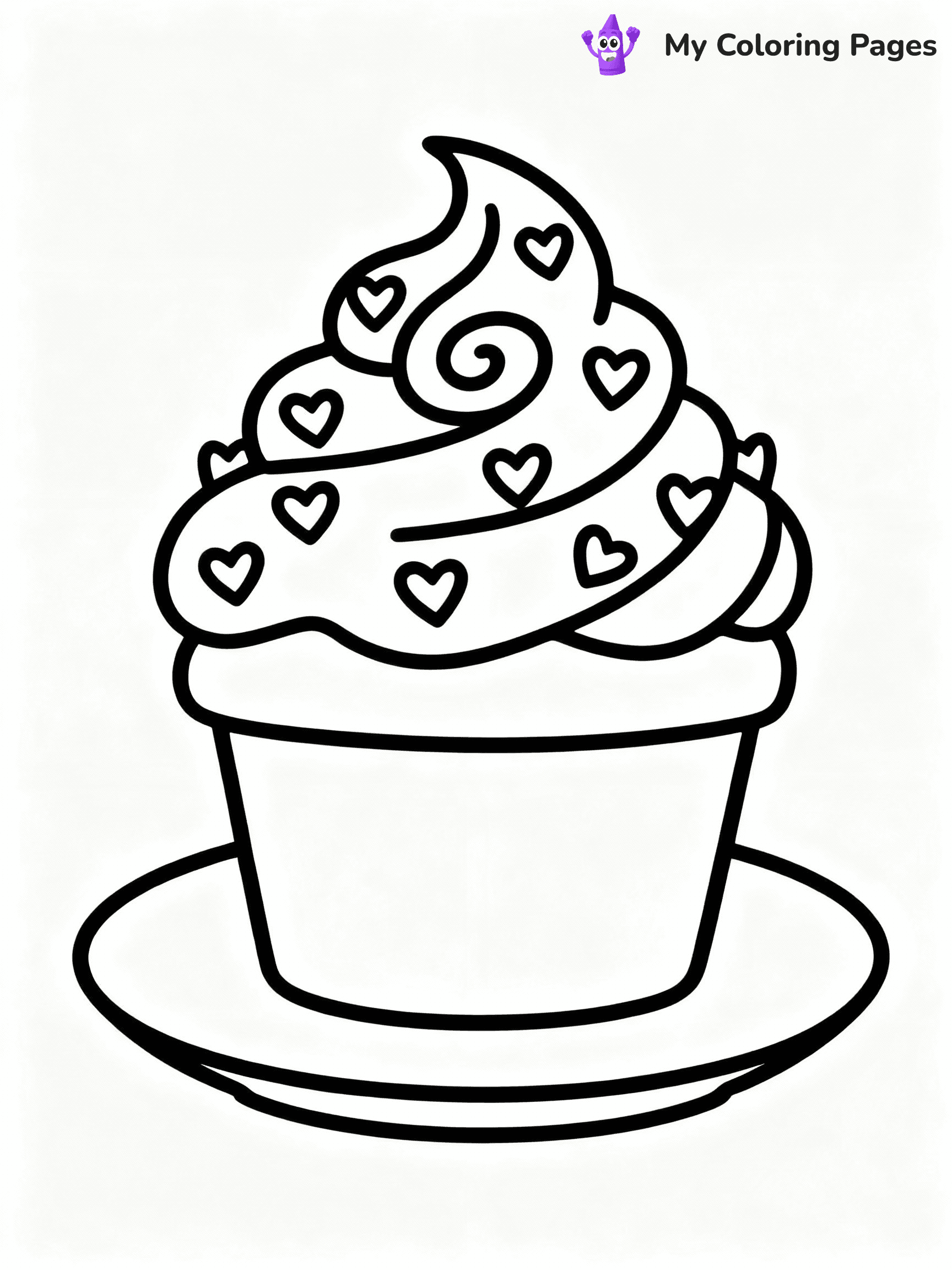 Cute Valentine Coloring Pages - 26