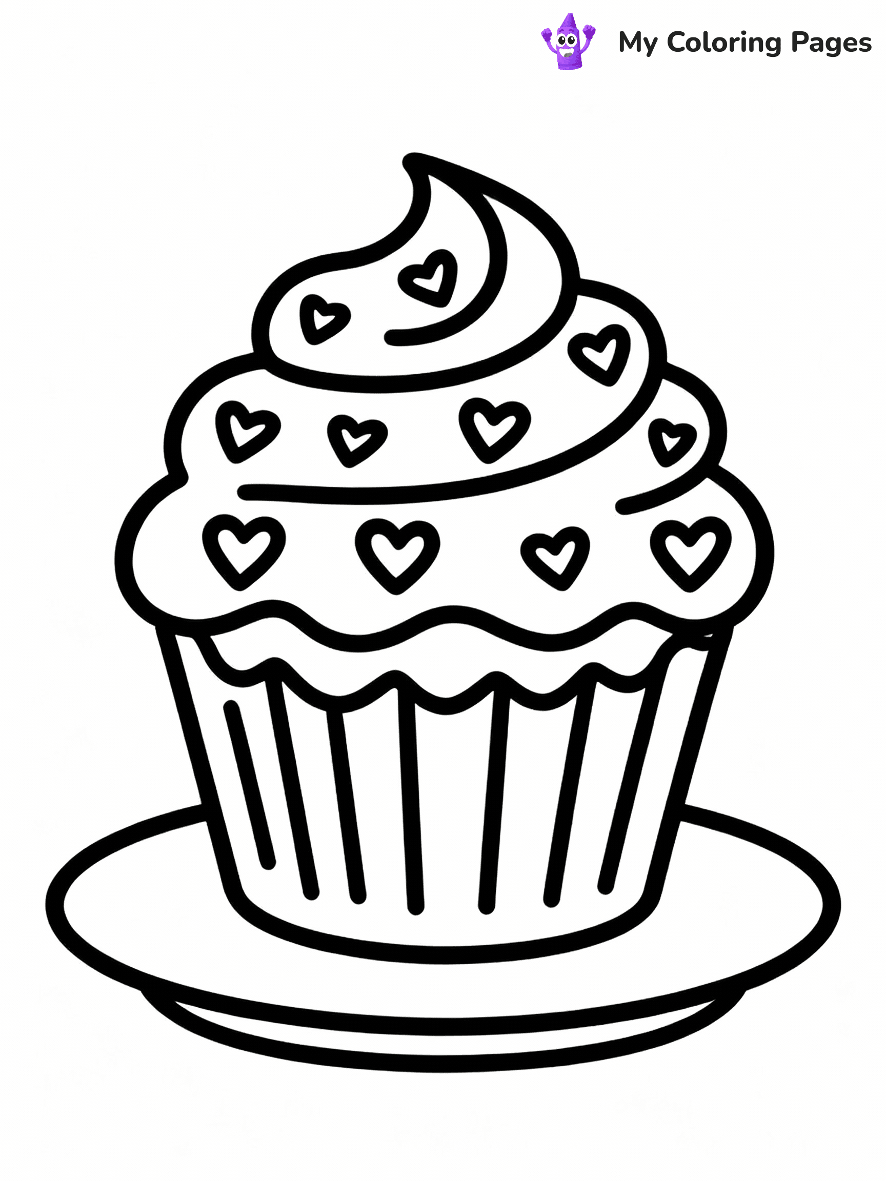 Cute Valentine Coloring Pages - 23