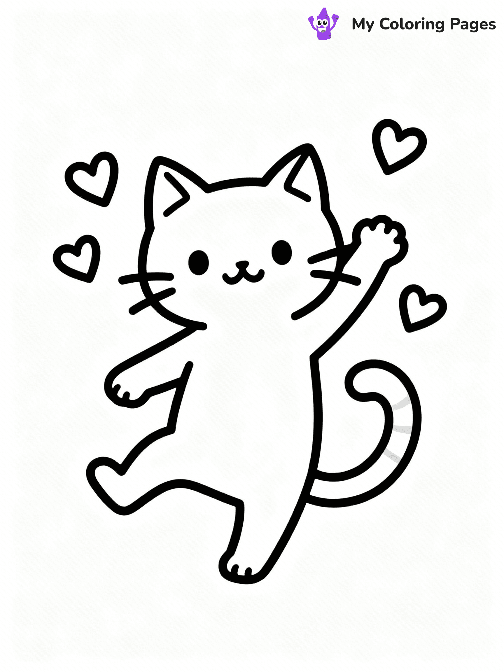 Cute Valentine Coloring Pages - 9
