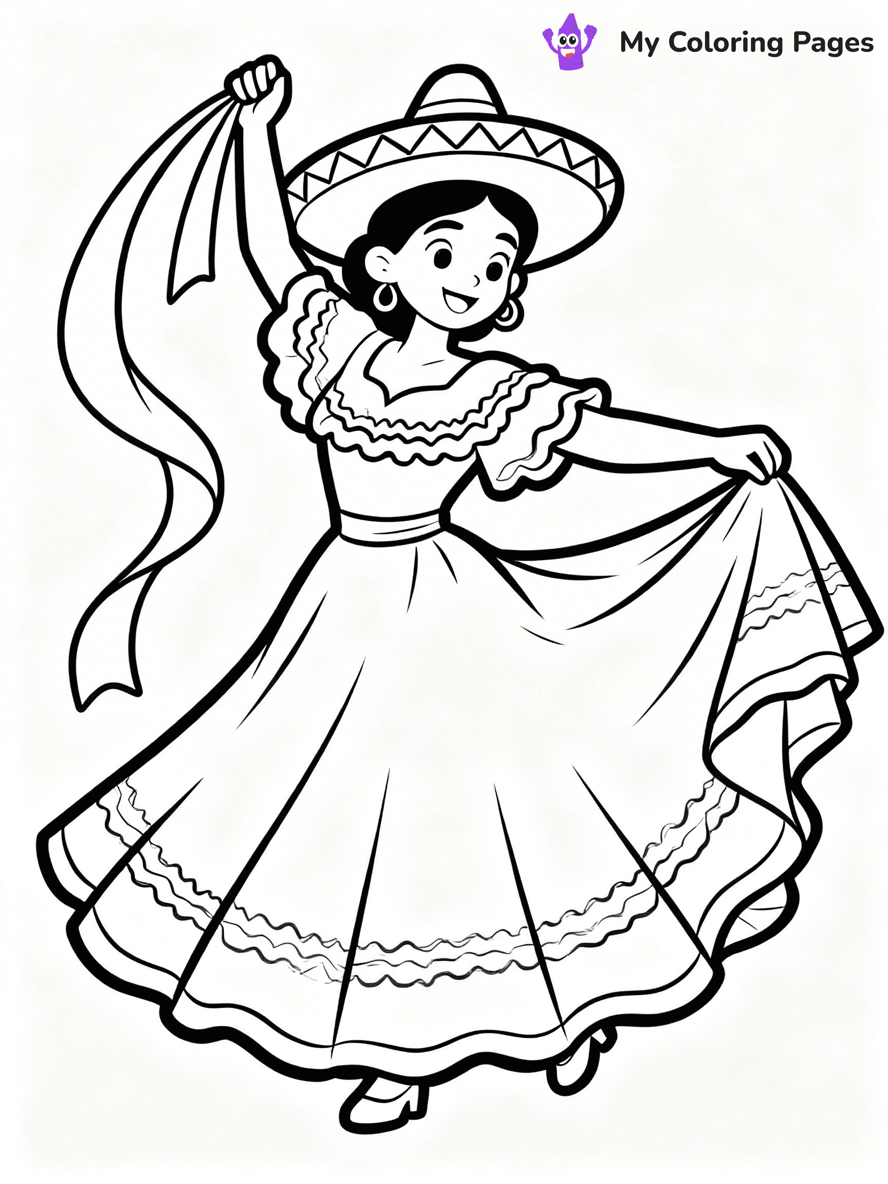 Mexico Coloring Pages - 24