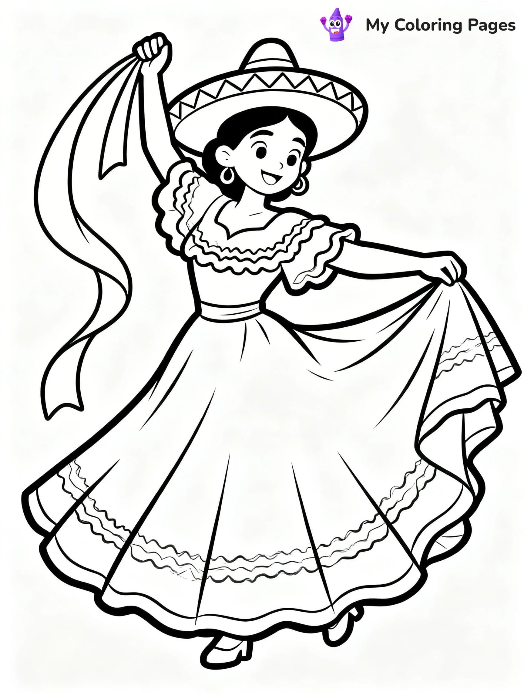 Mexico Coloring Pages - 24