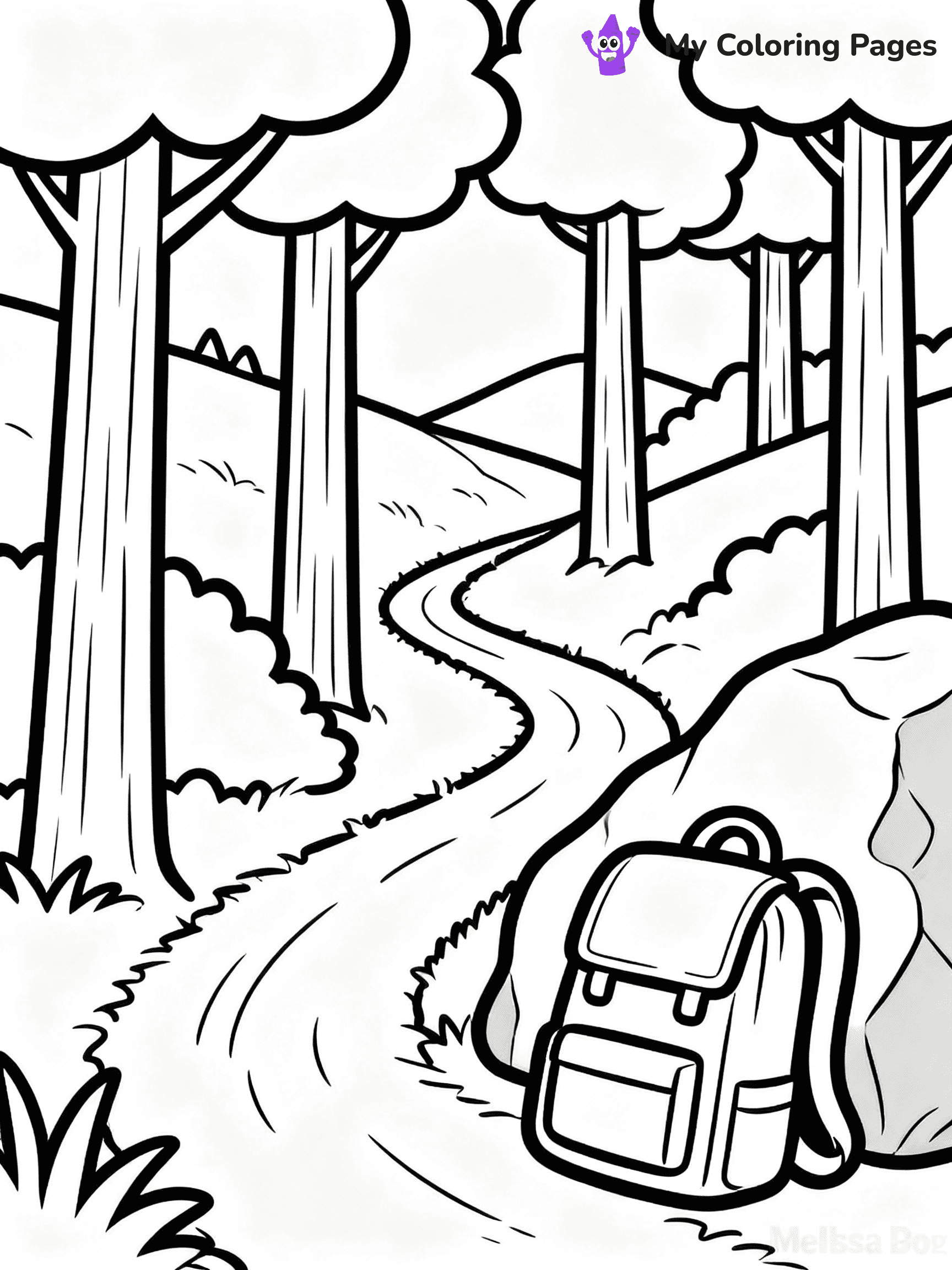 Camping Coloring Pages - 48