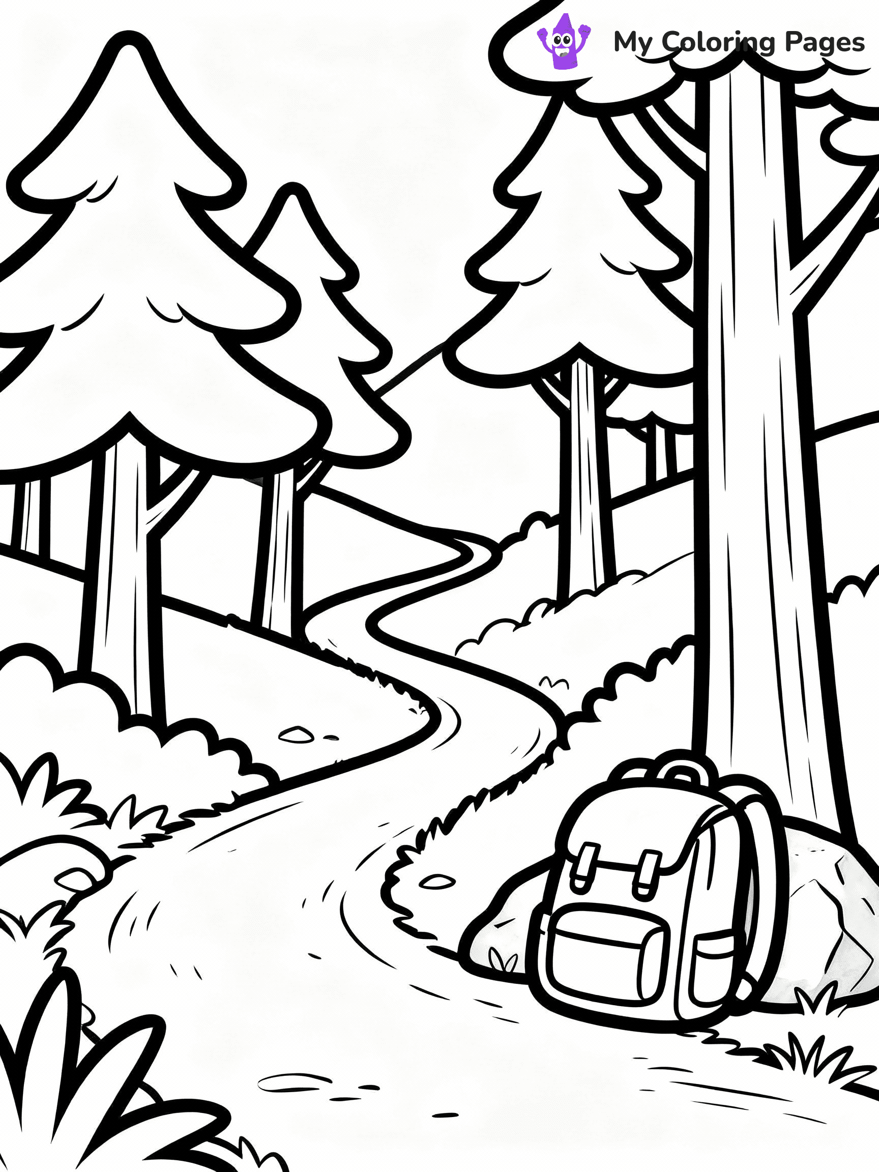 Camping Coloring Pages - 47
