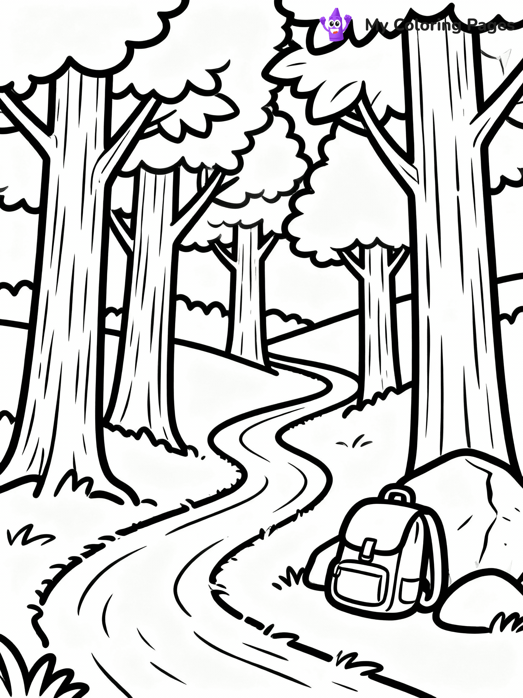 Camping Coloring Pages - 46