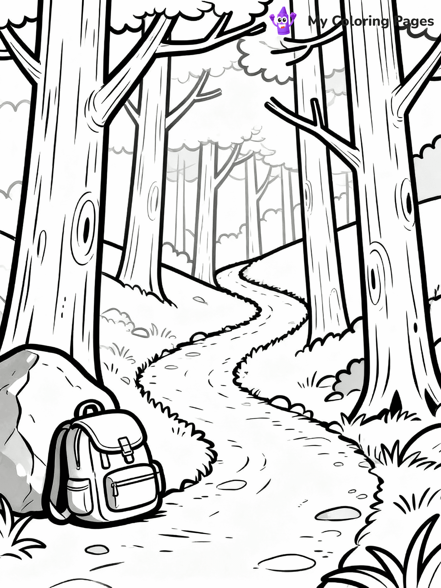 Camping Coloring Pages - 45