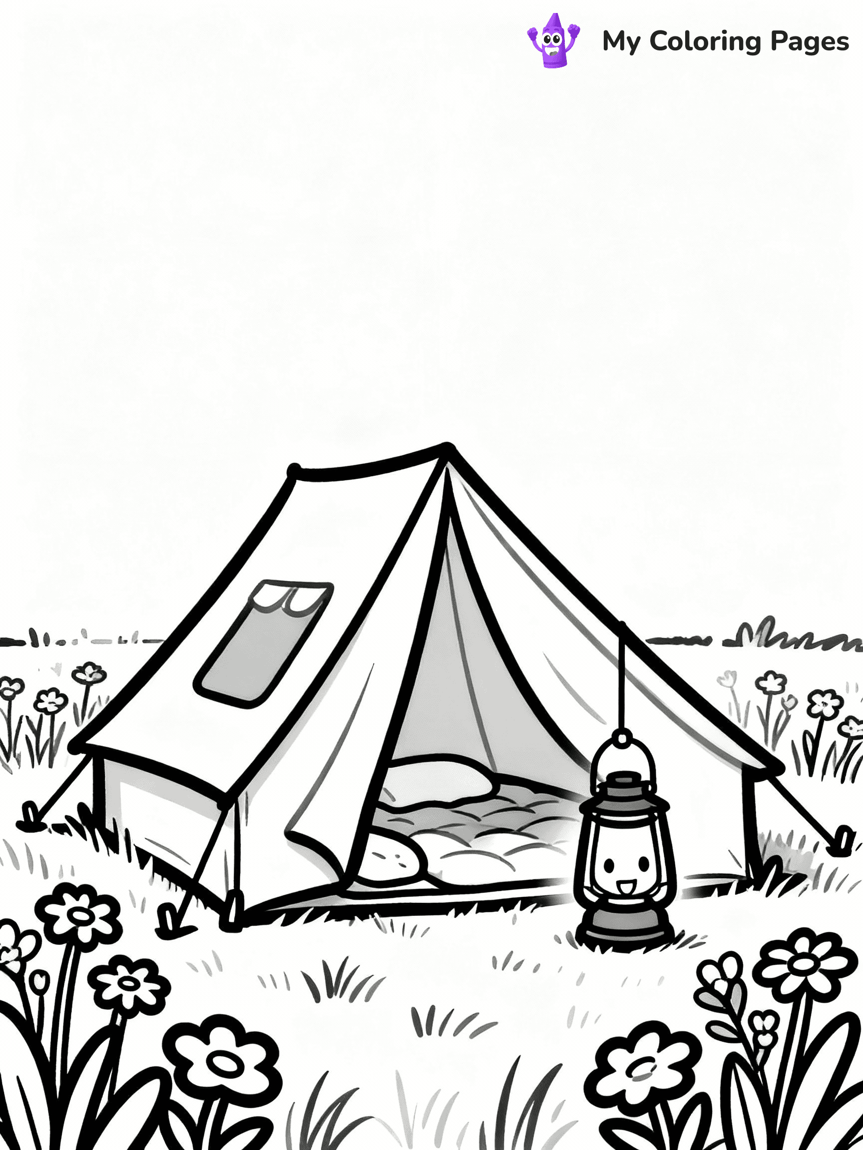 Camping Coloring Pages - 41