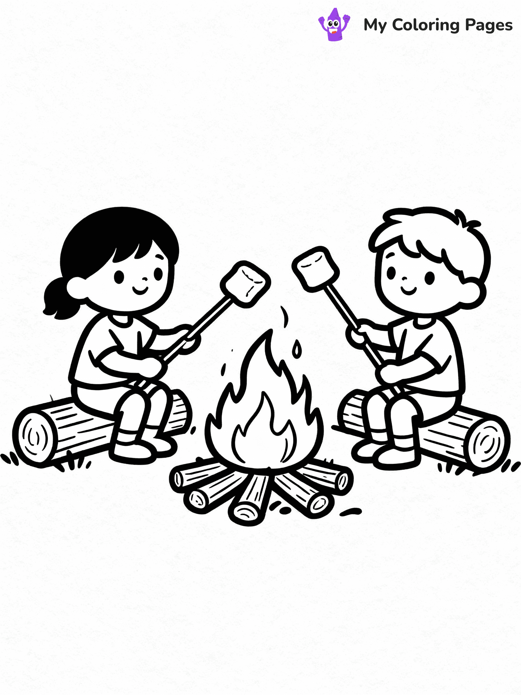 Camping Coloring Pages - 34