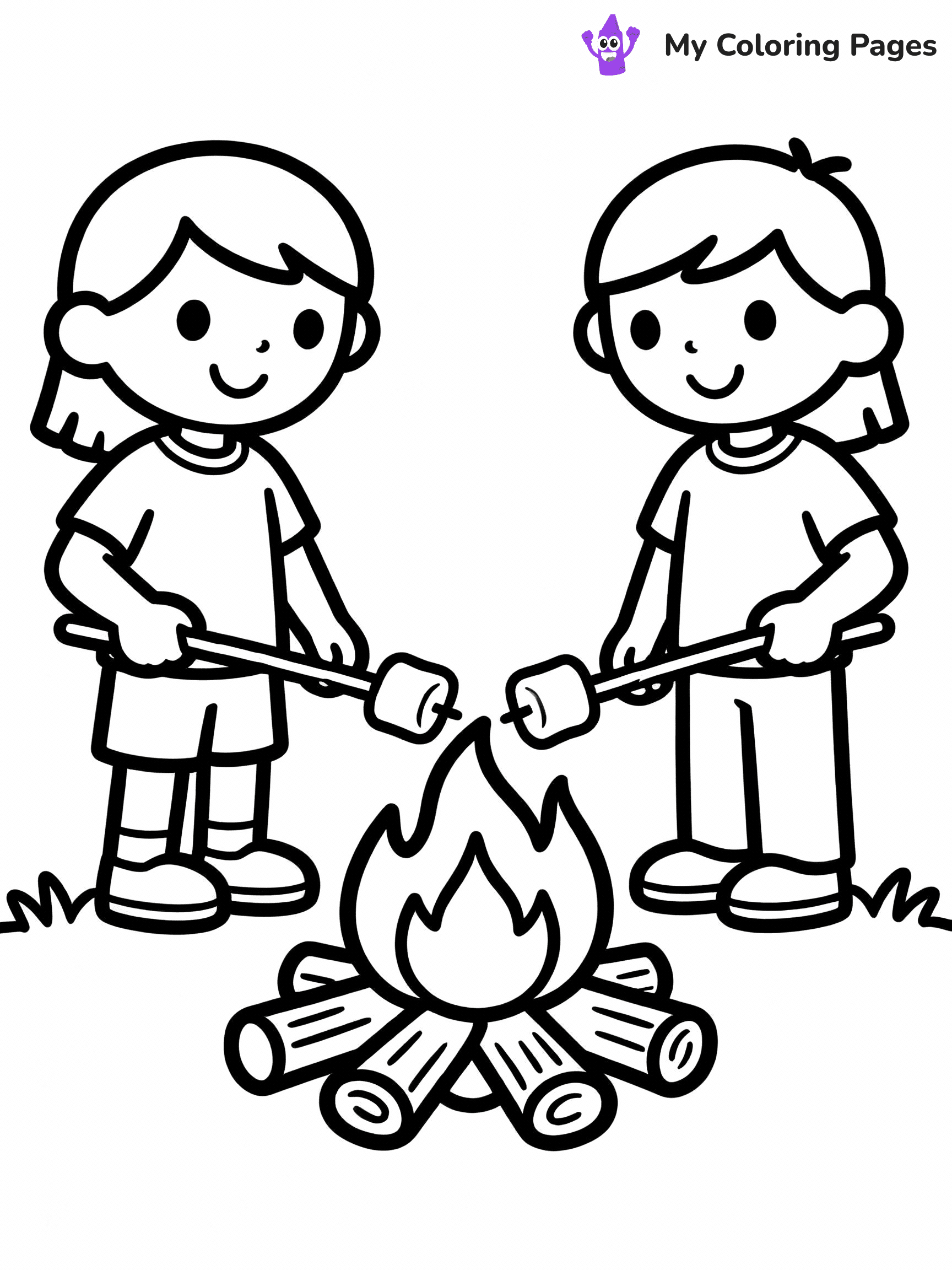 Camping Coloring Pages - 32