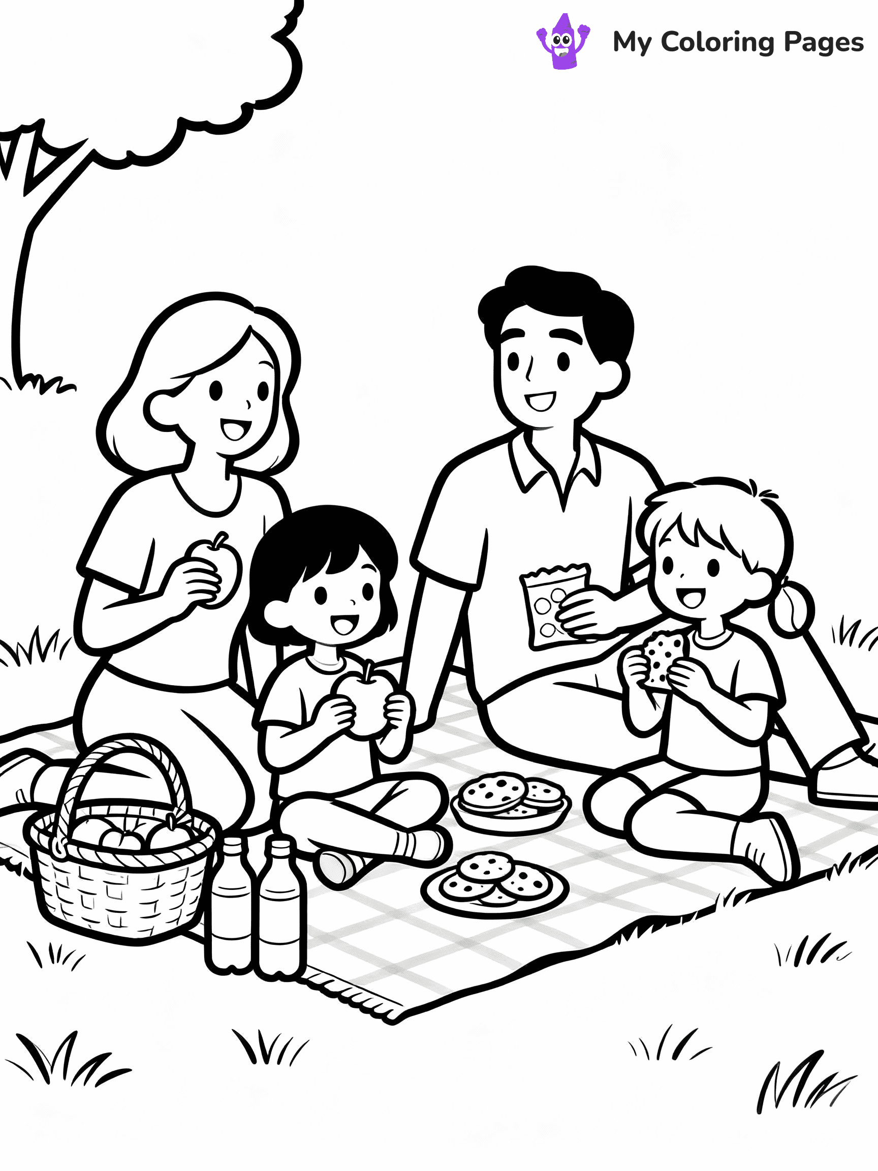 Camping Coloring Pages - 24